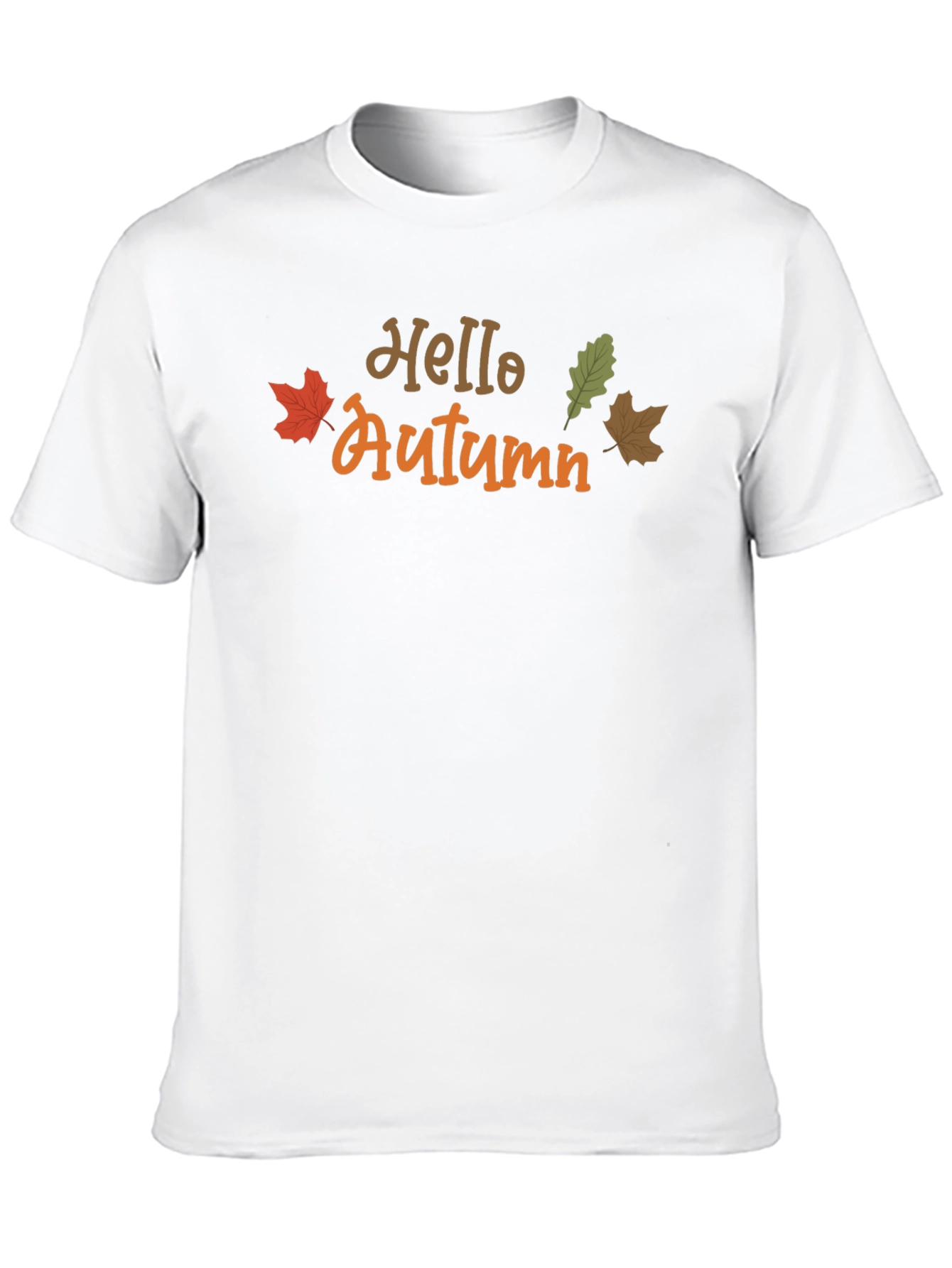 Hello Autumn Graphic Tee - Seasonal Comfort
