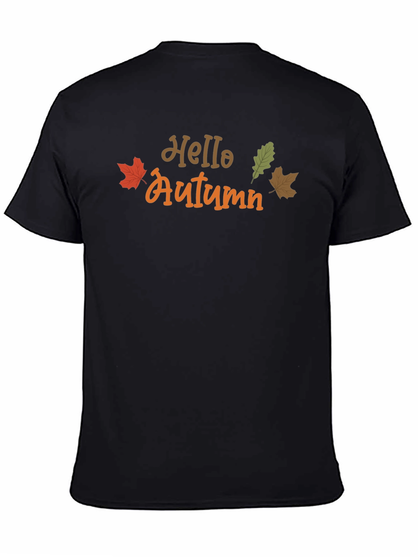 Hello Autumn Graphic Tee - Seasonal Comfort