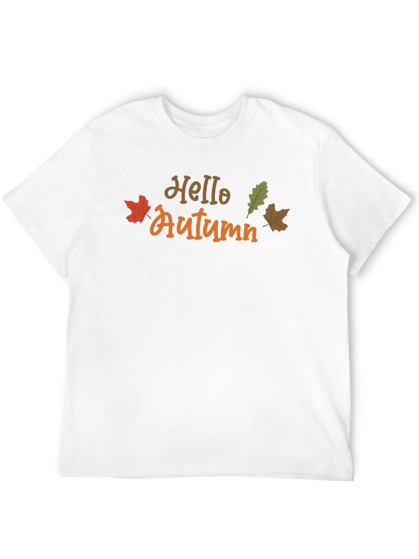 Hello Autumn Graphic Tee - Seasonal Comfort