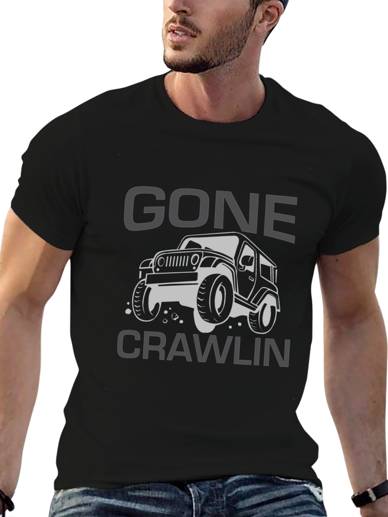 Gone Crawlin Jeep T-Shirt - Off-Road Adventure Tee