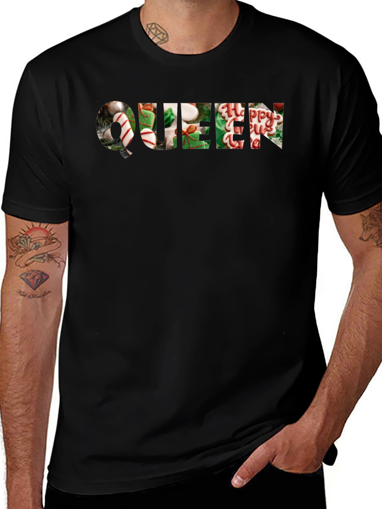 Holiday Queen Tee - Christmas Graphic T-Shirt
