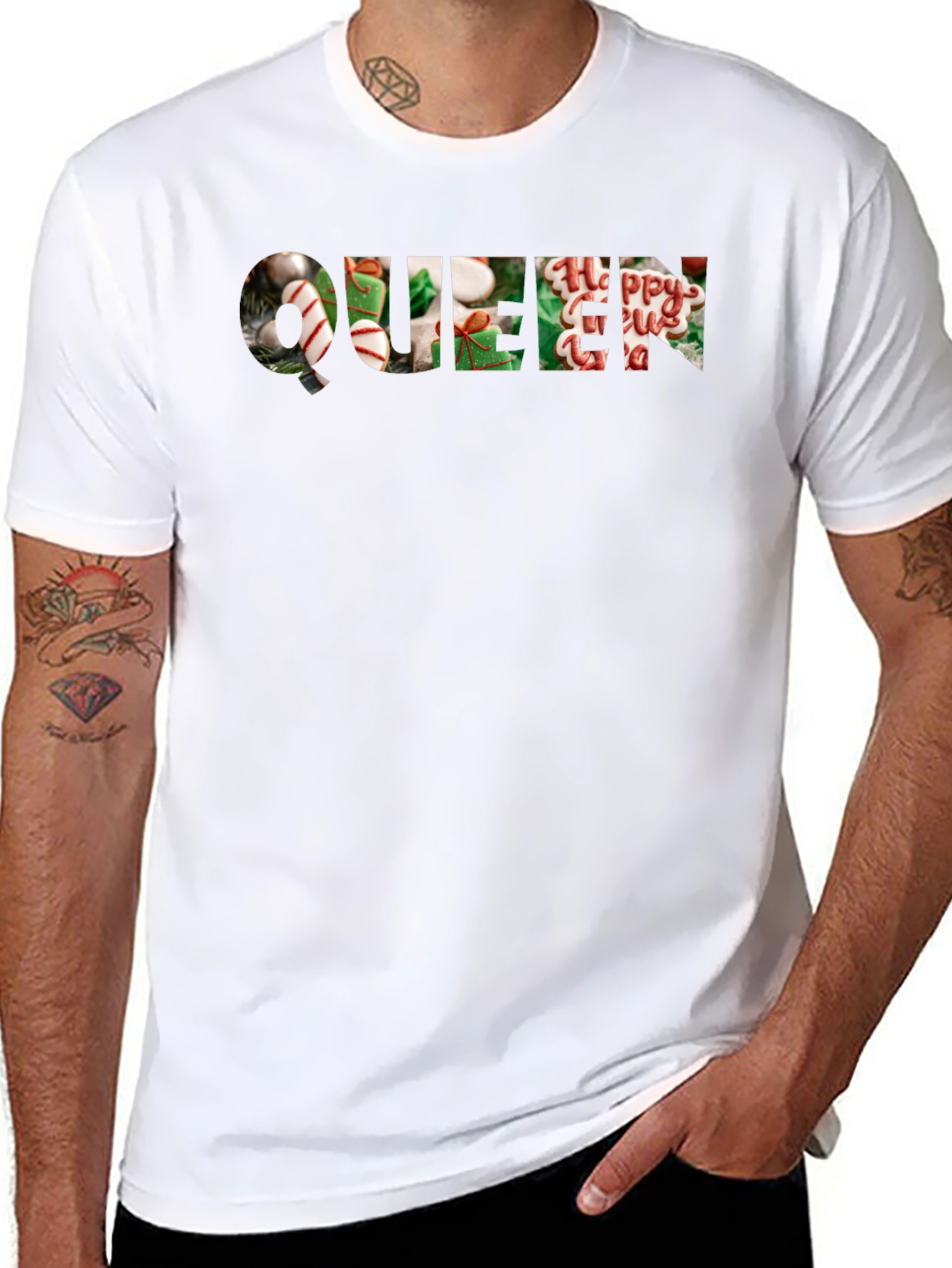 Holiday Queen Tee - Christmas Graphic T-Shirt