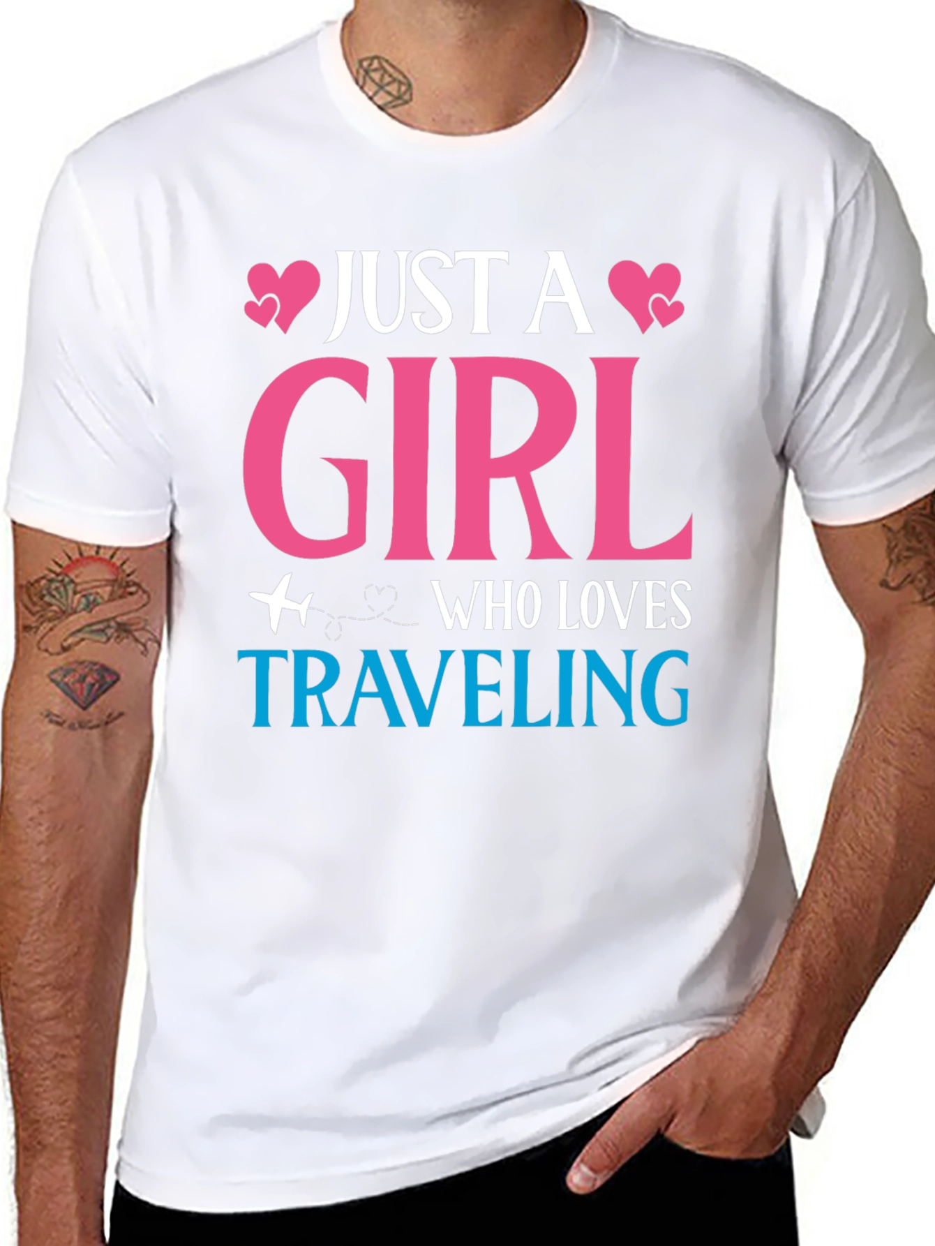 Just a Girl Who Loves Traveling T-Shirt