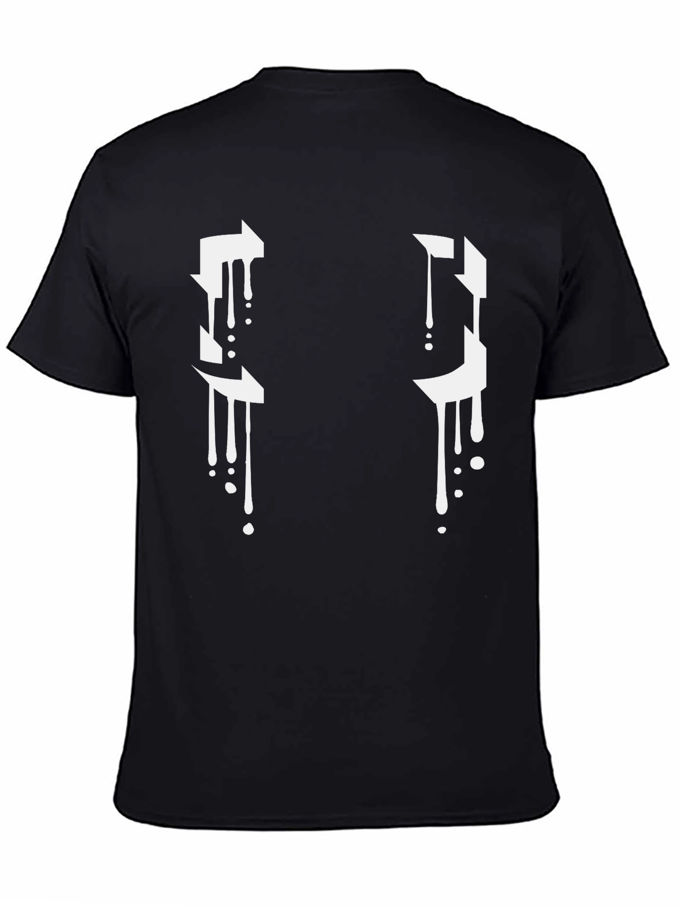 Abstract Drip Graphic T-Shirt - Modern Streetwear