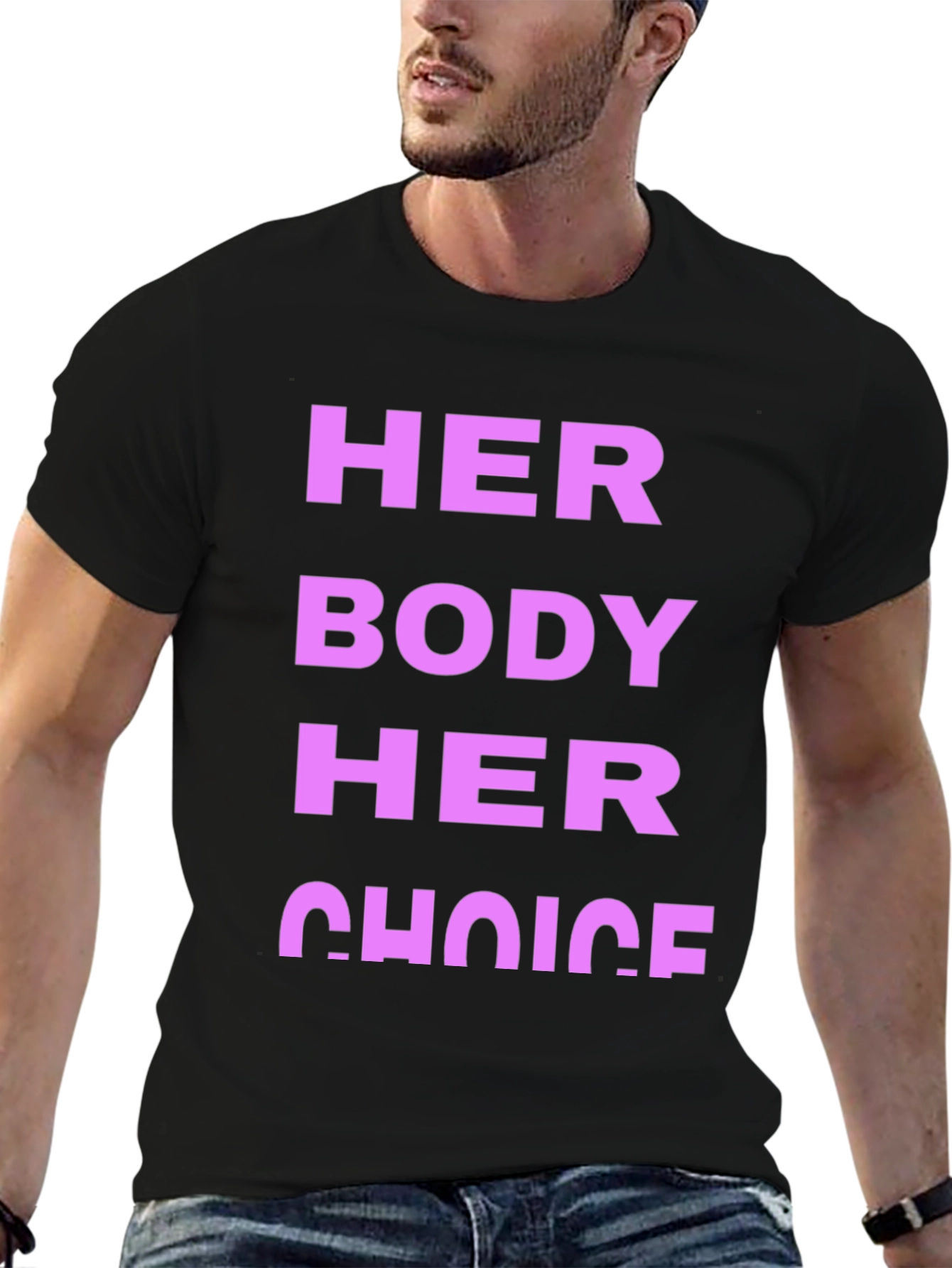 Her Body Her Choice Graphic Tee - Pro Choice