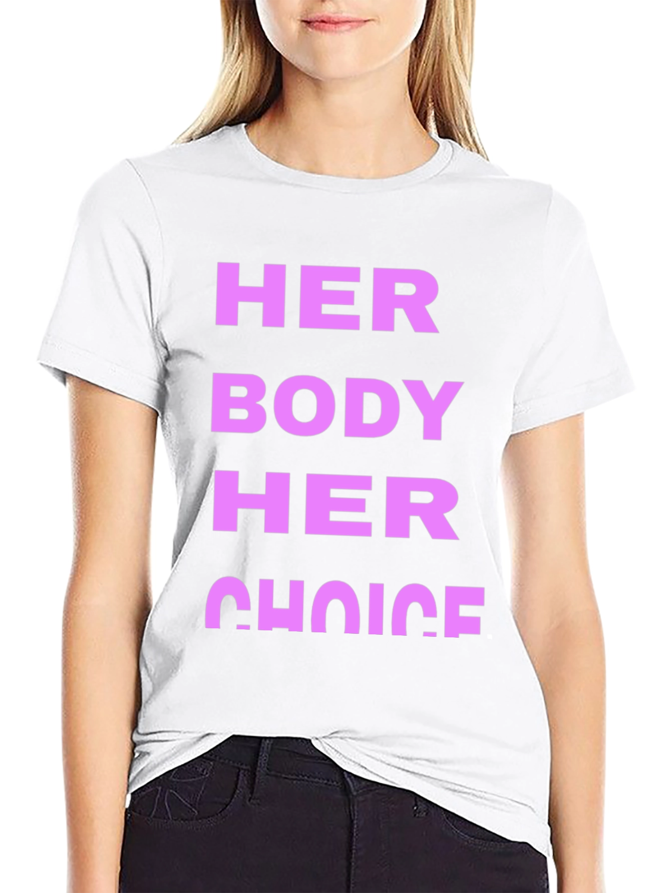 Her Body Her Choice Graphic Tee - Pro Choice