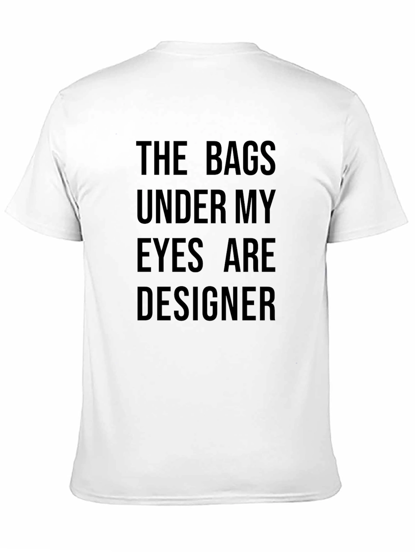 Designer Bags T-Shirt - Black Cotton
