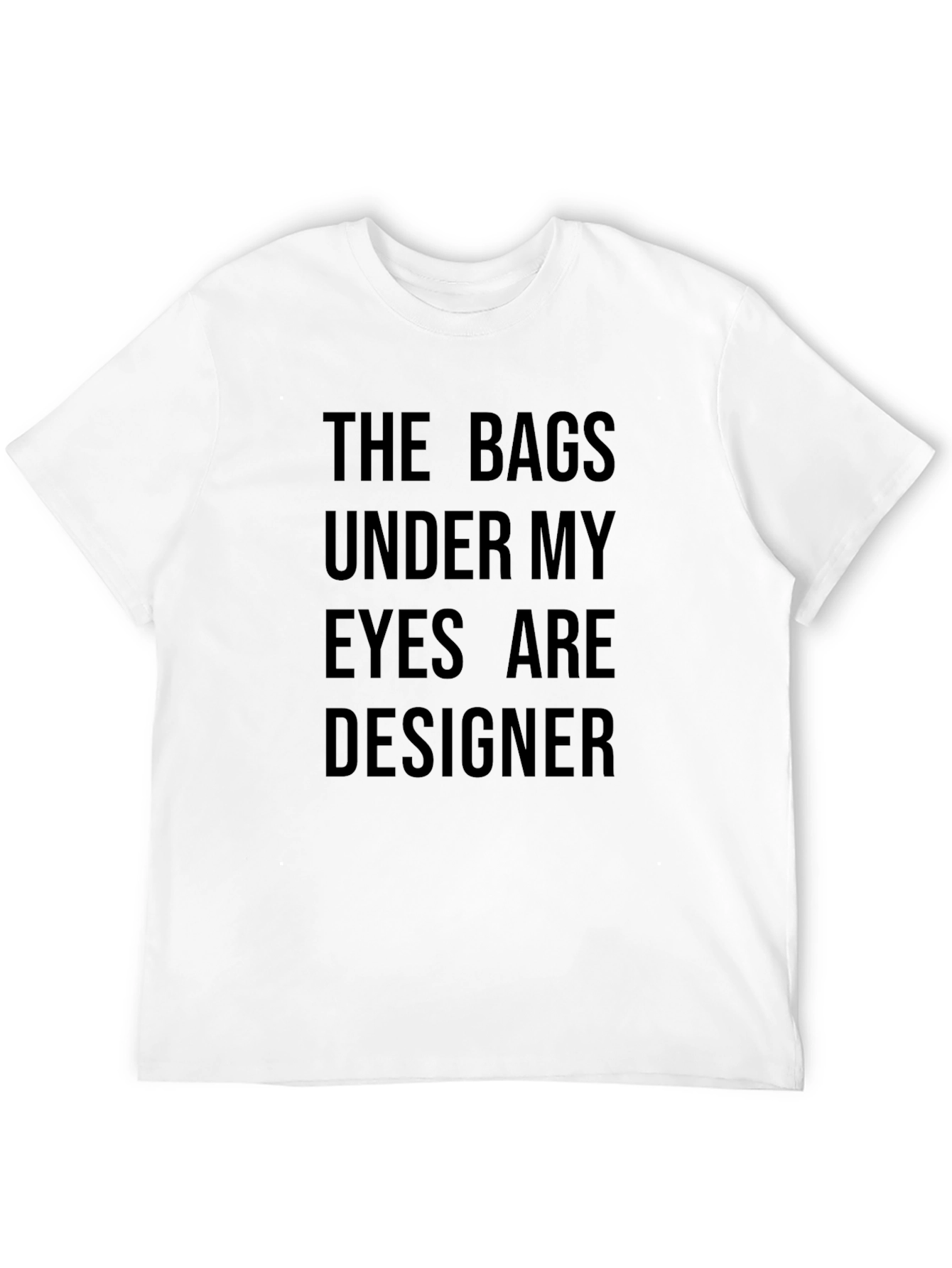 Designer Bags T-Shirt - Black Cotton