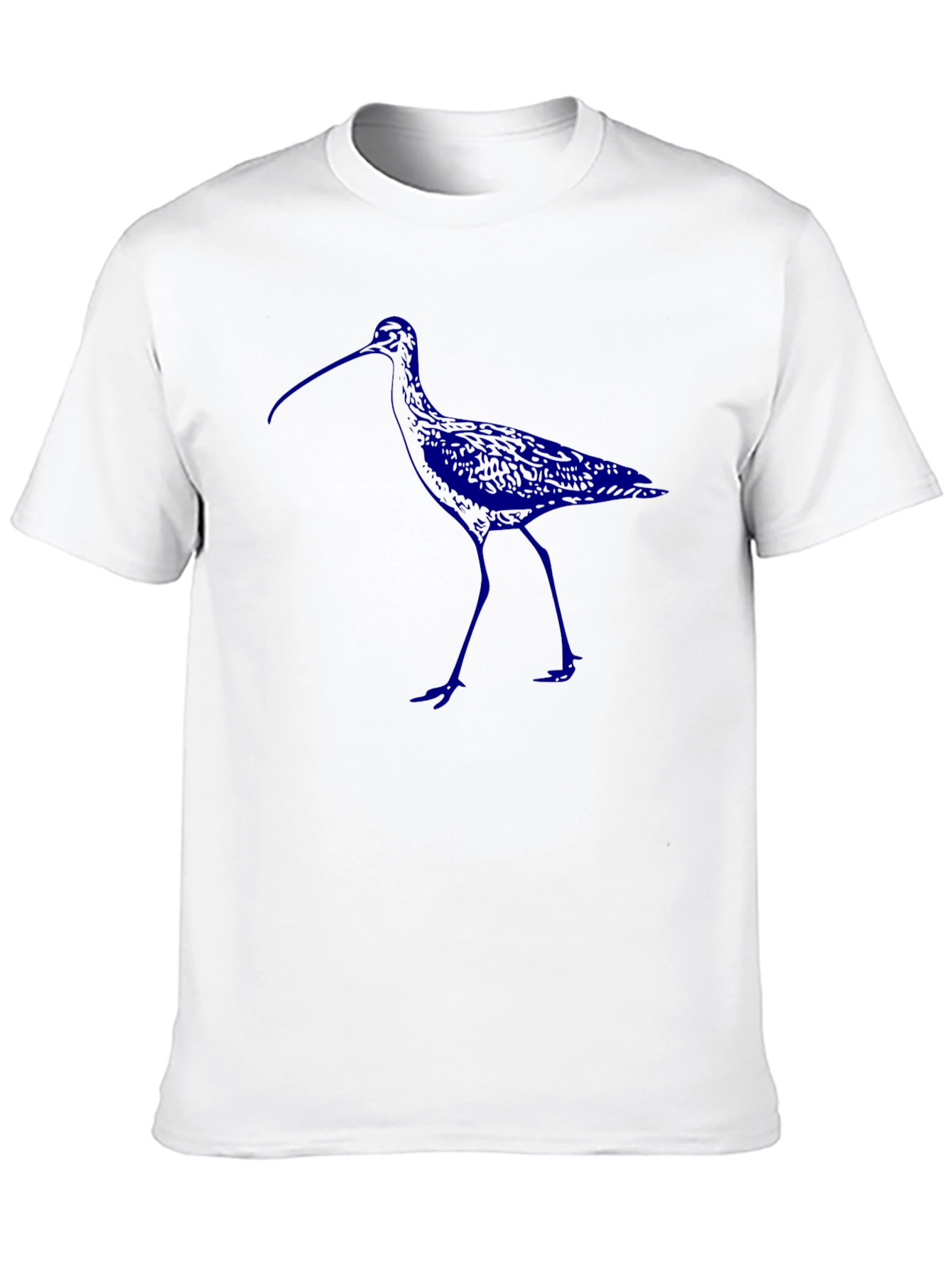 Stylish Black T-Shirt with Blue Bird Design