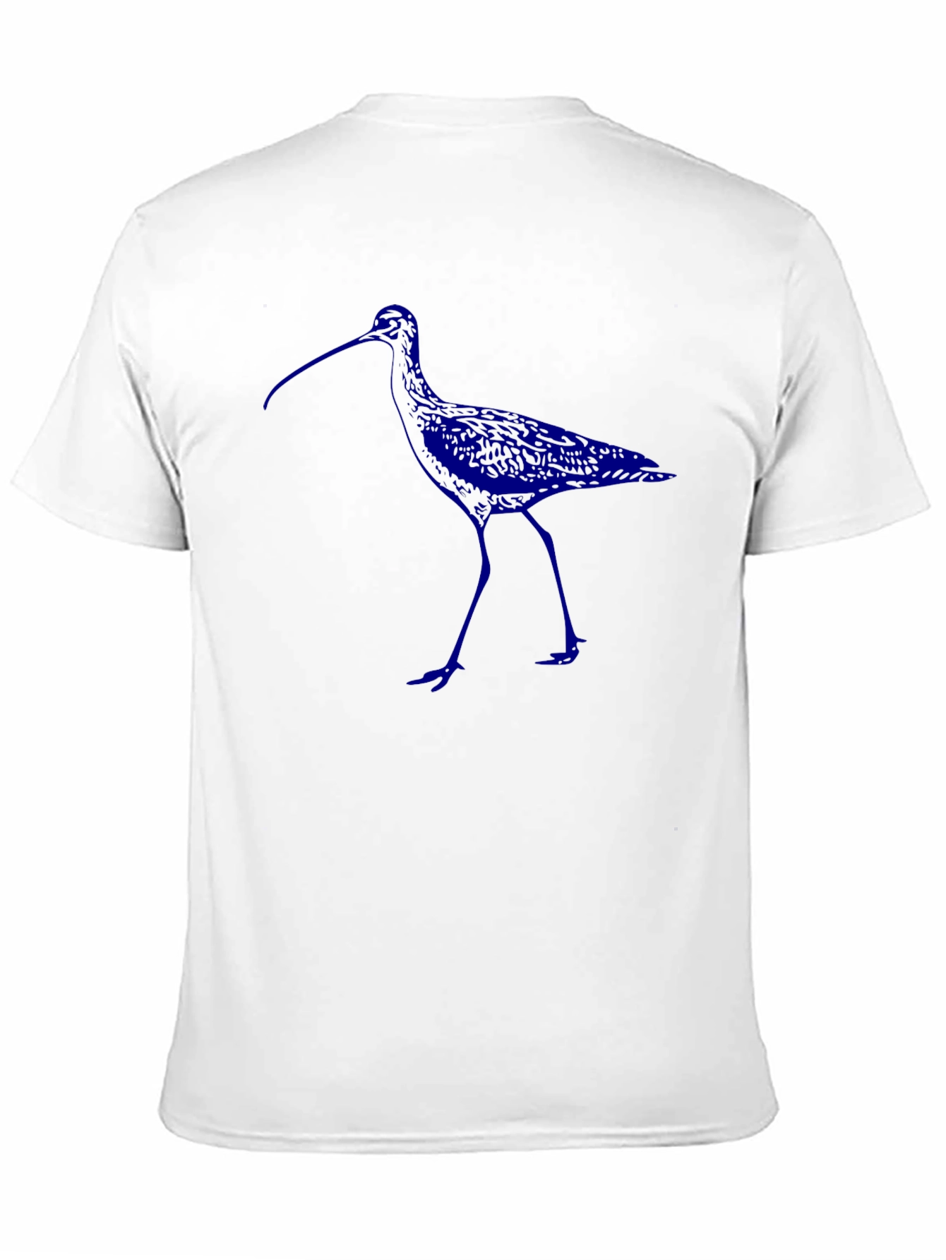 Stylish Black T-Shirt with Blue Bird Design