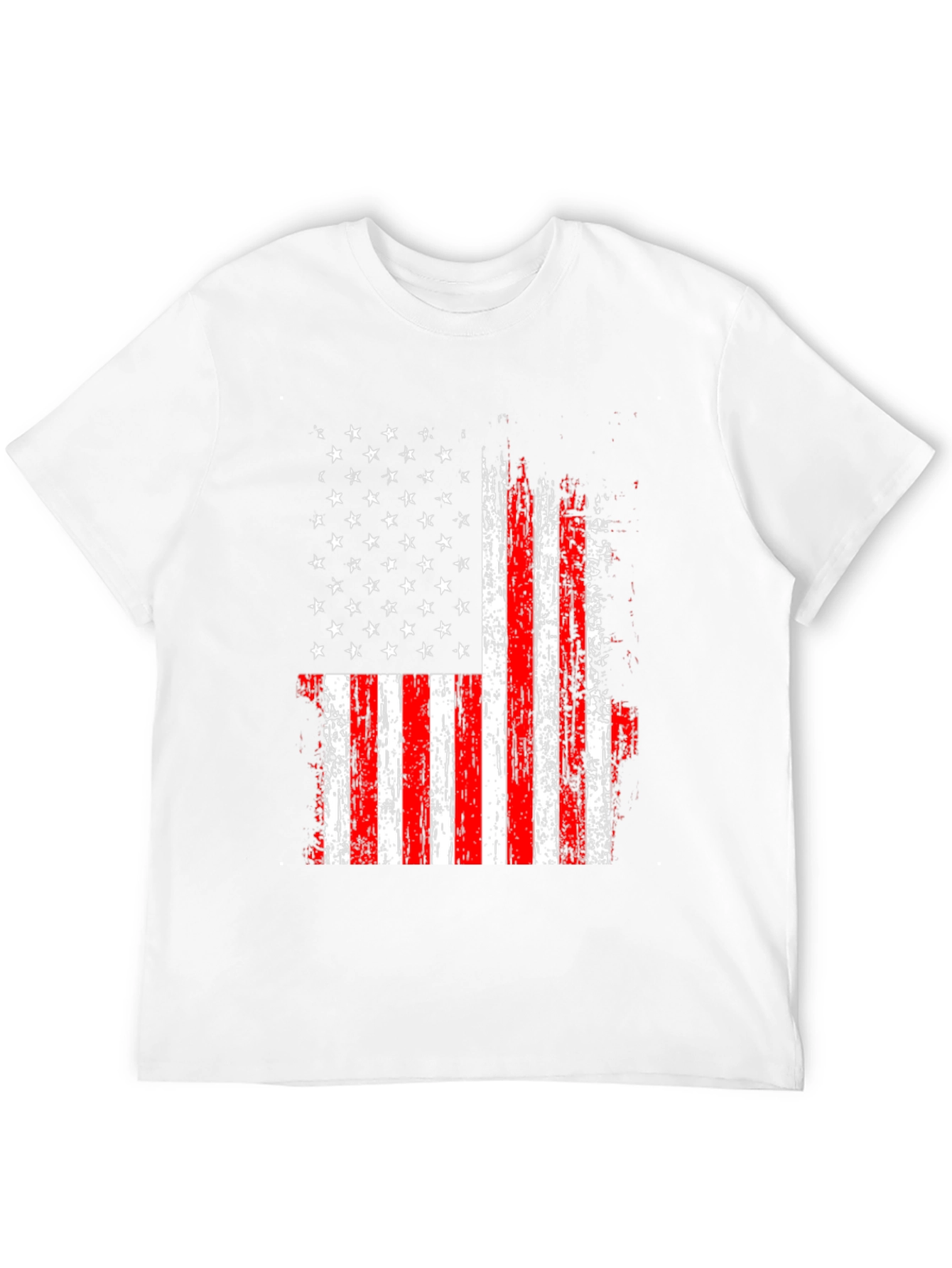 USA Flag Graphic Tee - Patriotic Style
