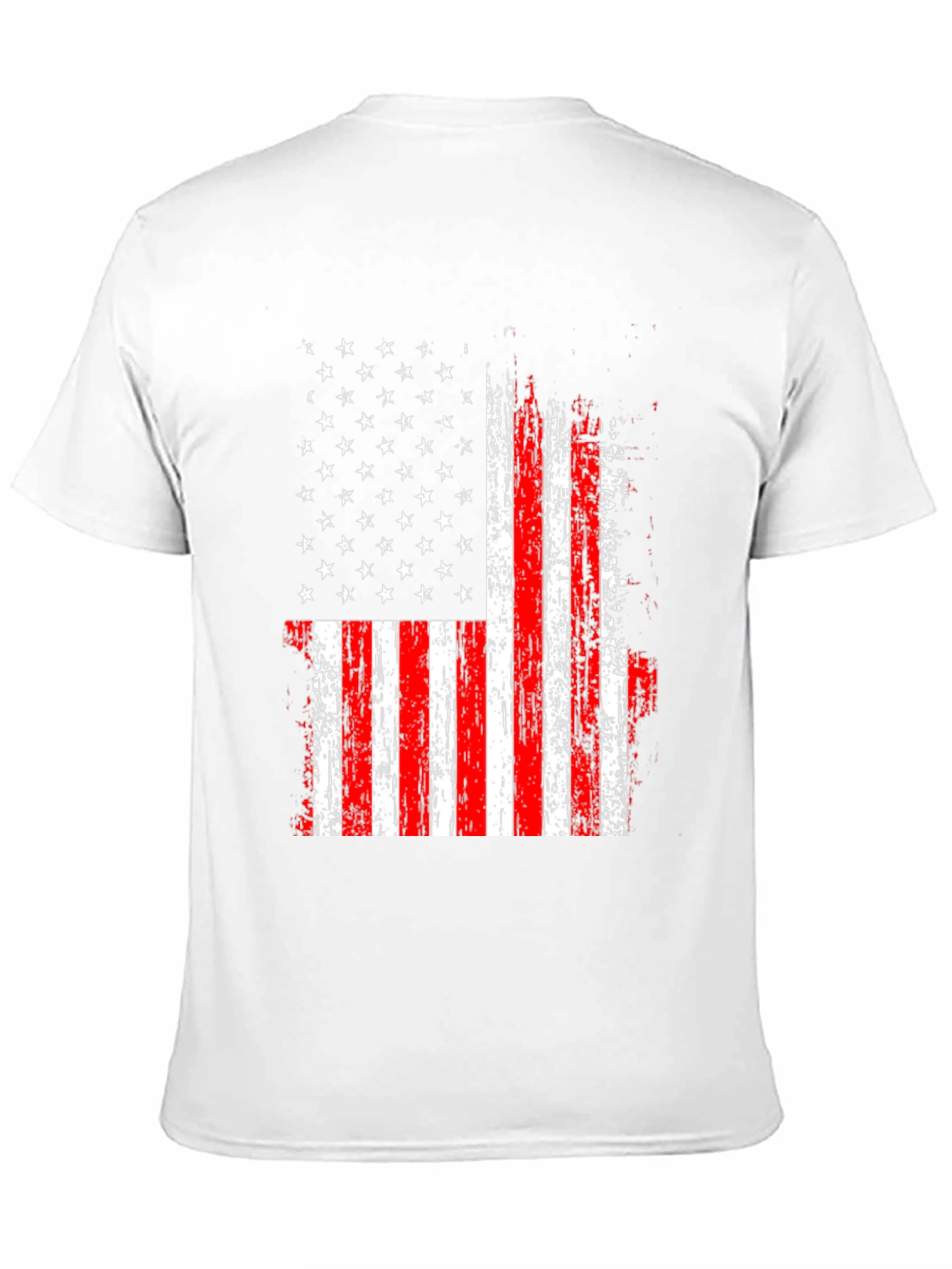 USA Flag Graphic Tee - Patriotic Style