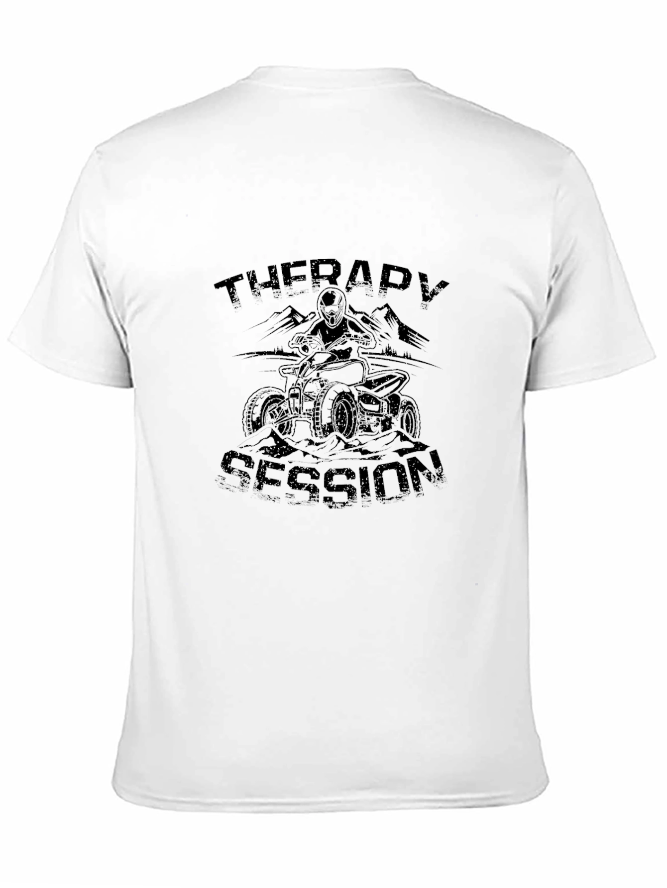 Therapy Session ATV T-Shirt - Black Graphic Tee