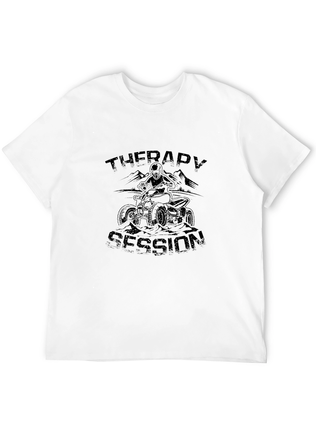 Therapy Session ATV T-Shirt - Black Graphic Tee