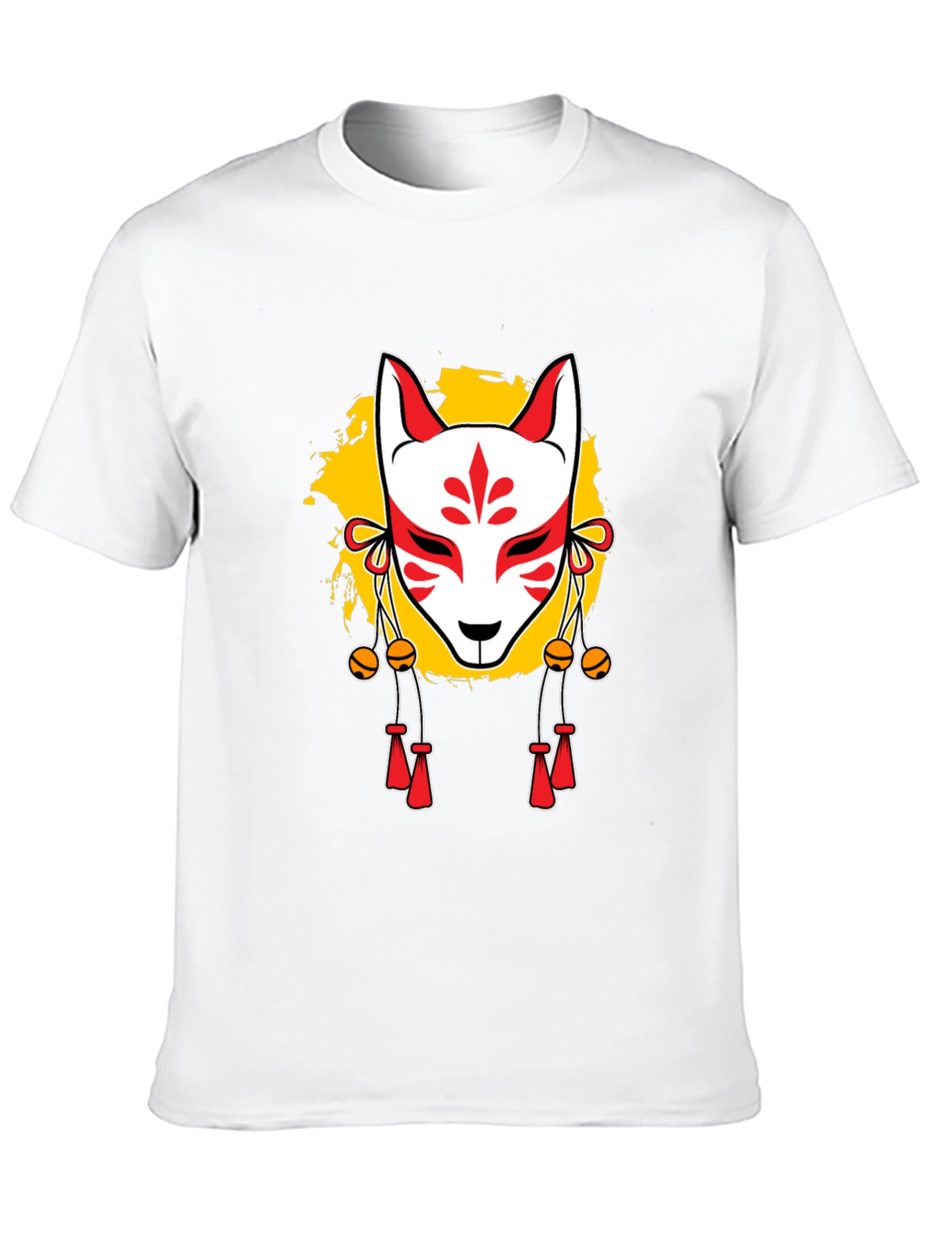 Fox Mask Graphic T-Shirt - Trendy Streetwear Tee