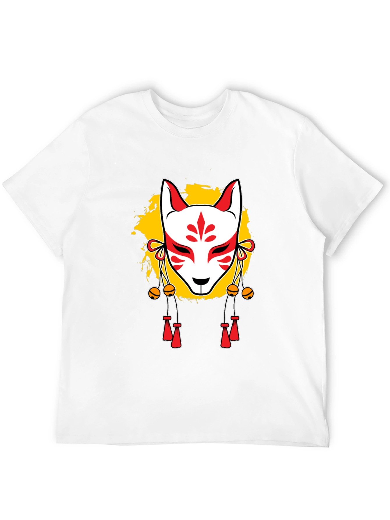Fox Mask Graphic T-Shirt - Trendy Streetwear Tee