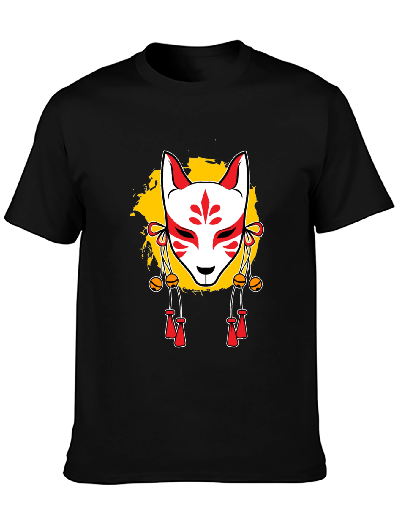 Fox Mask Graphic T-Shirt - Trendy Streetwear Tee