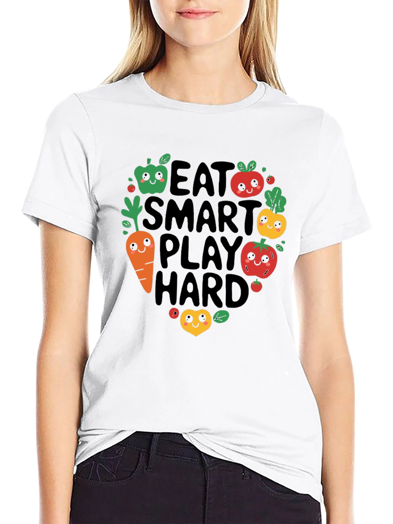 Eat Smart Play Hard Graphic Tee