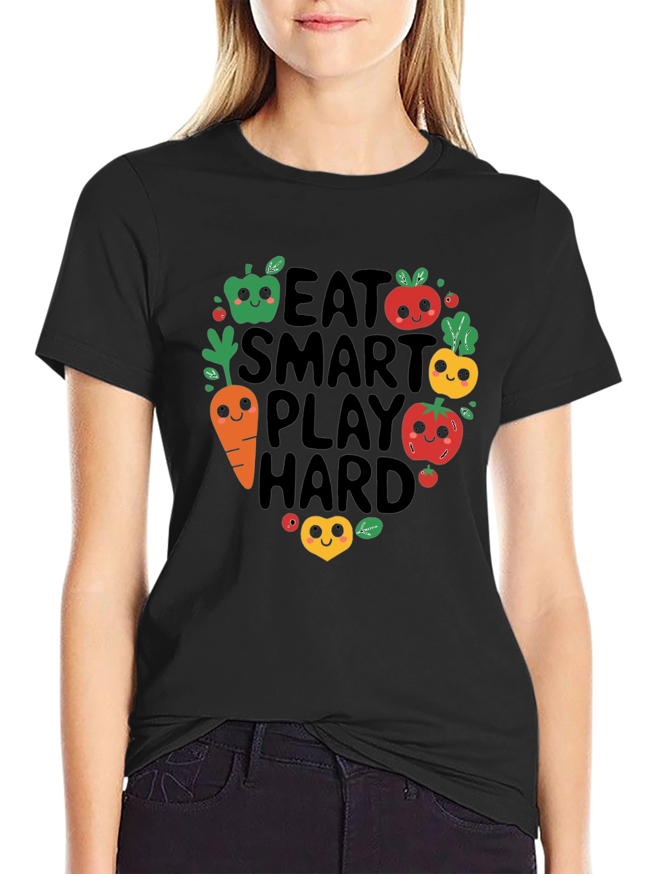 Eat Smart Play Hard Graphic Tee
