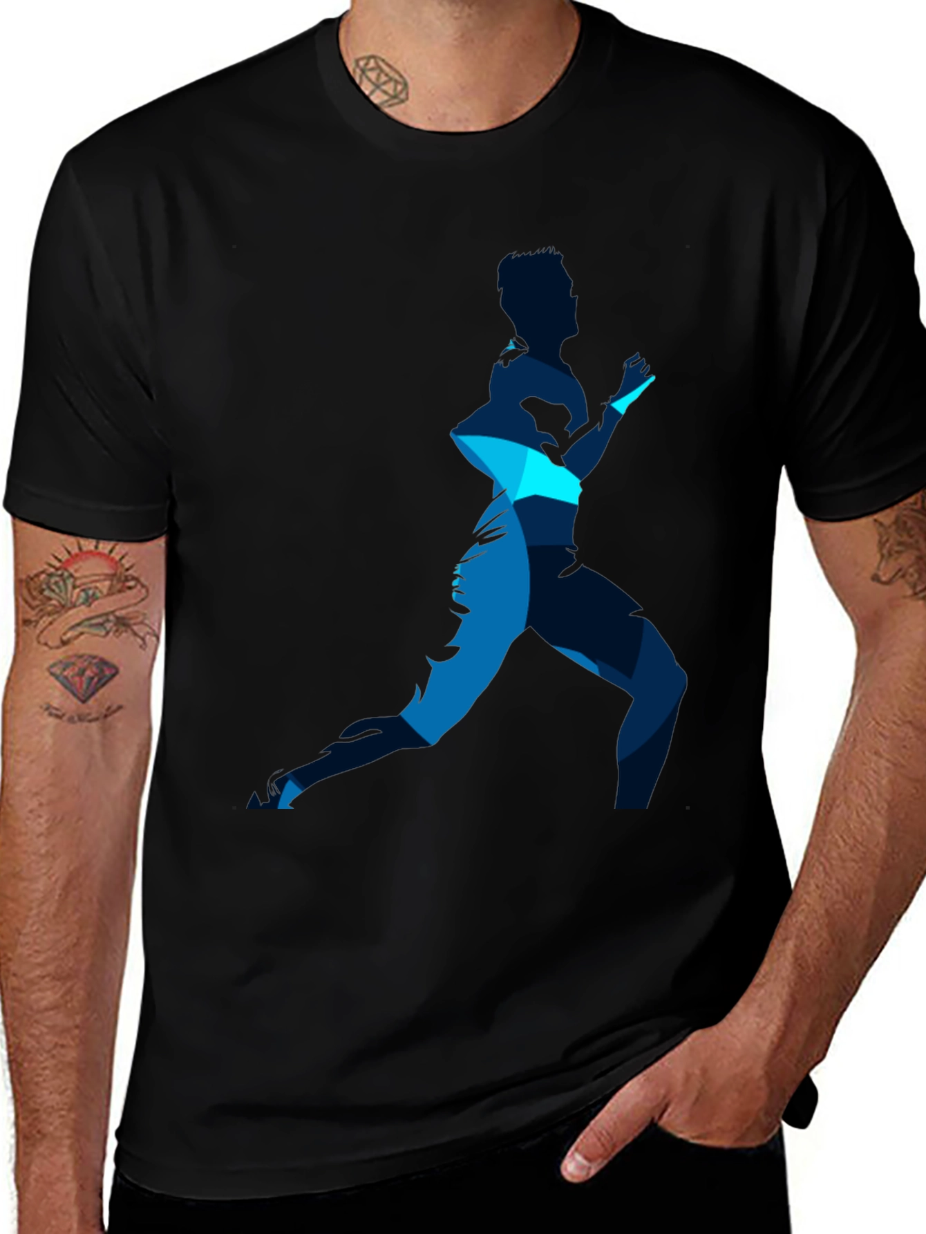 Runner Graphic Tee - Stylish Athletic Design