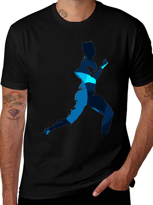 Runner Graphic Tee - Stylish Athletic Design