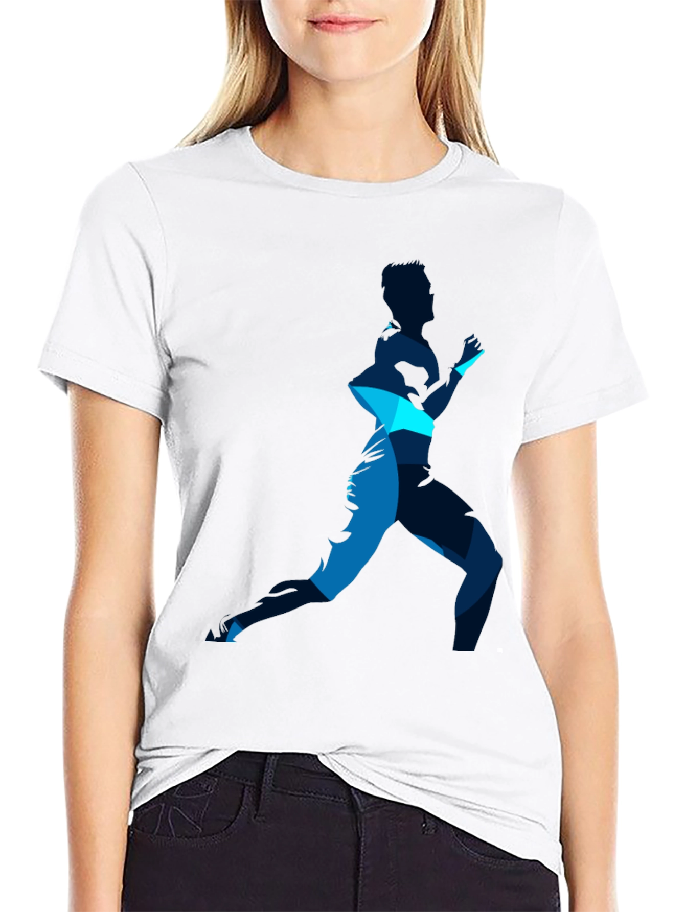 Runner Graphic Tee - Stylish Athletic Design