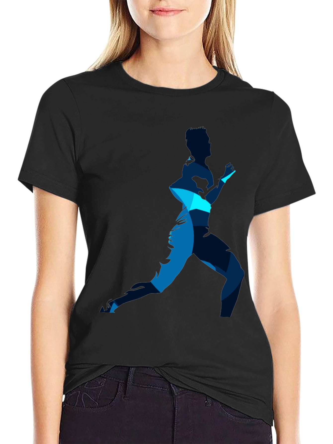 Runner Graphic Tee - Stylish Athletic Design