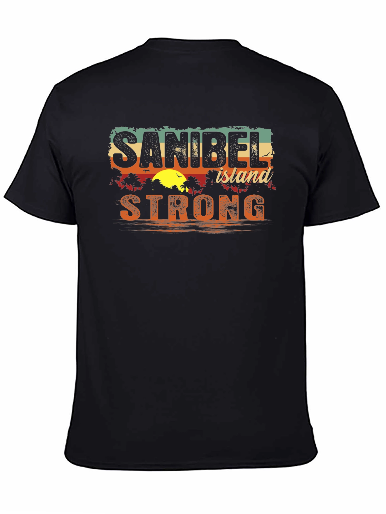 Sanibel Island Strong Black T-Shirt