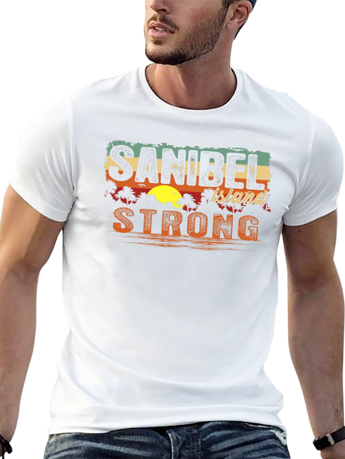 Sanibel Island Strong Black T-Shirt