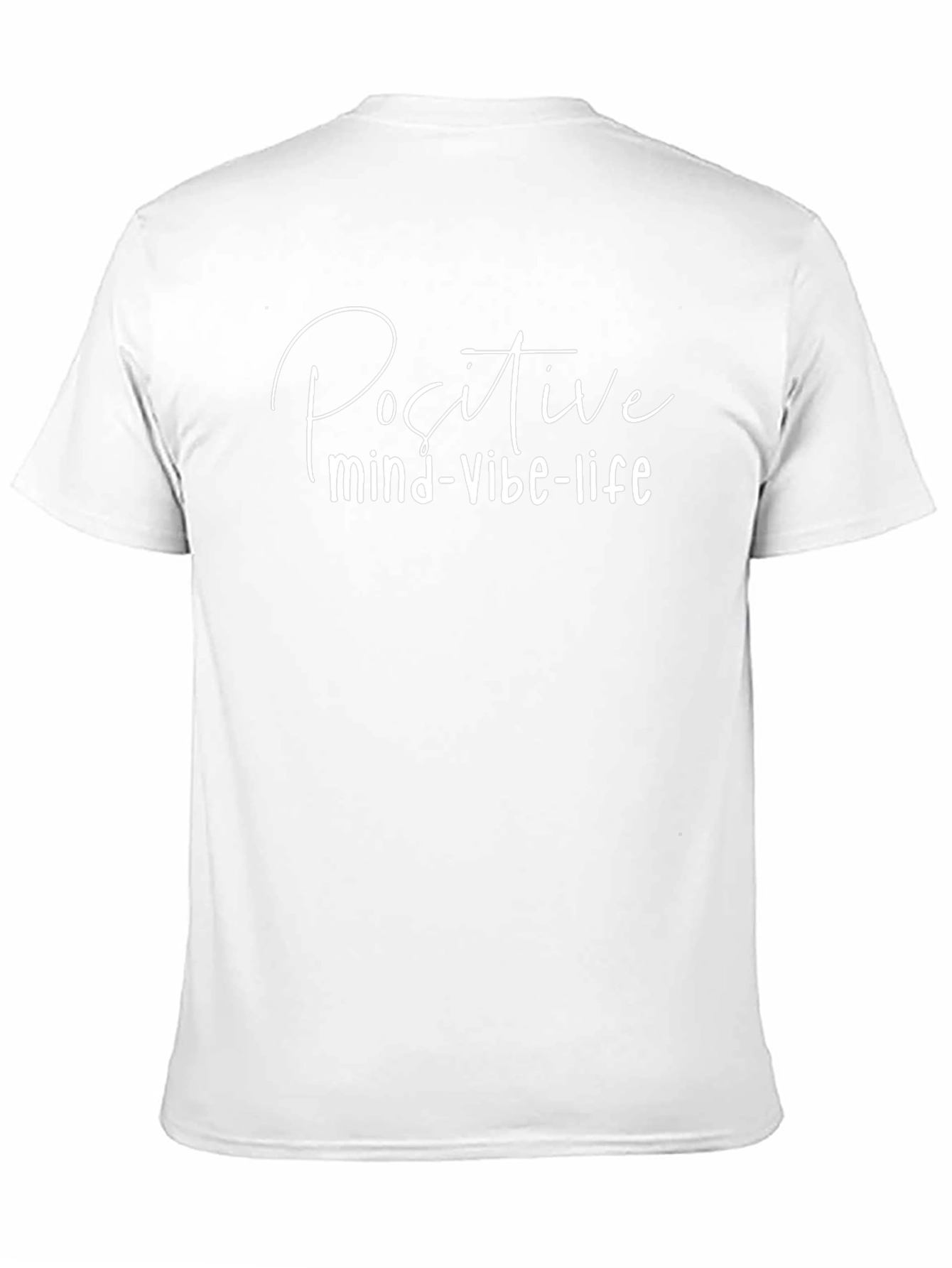 Positive Mind-Vibe-Life Black Graphic Tee