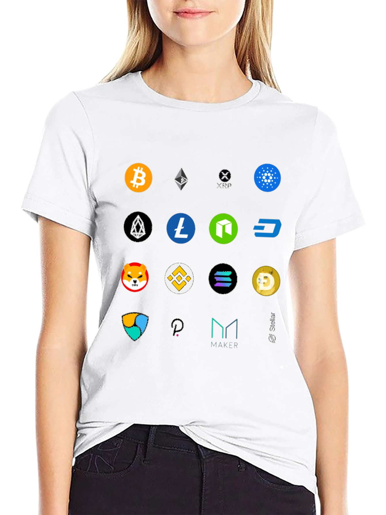 Crypto Coin T-Shirt - Bitcoin Ethereum and More!
