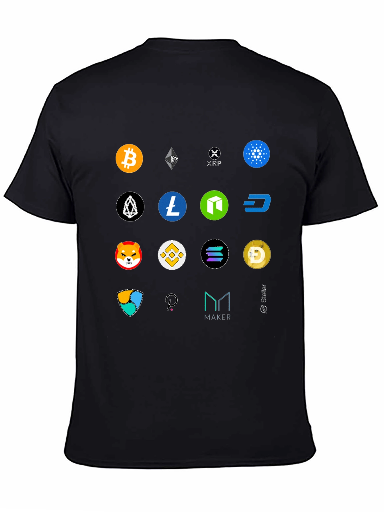 Crypto Coin T-Shirt - Bitcoin Ethereum and More!