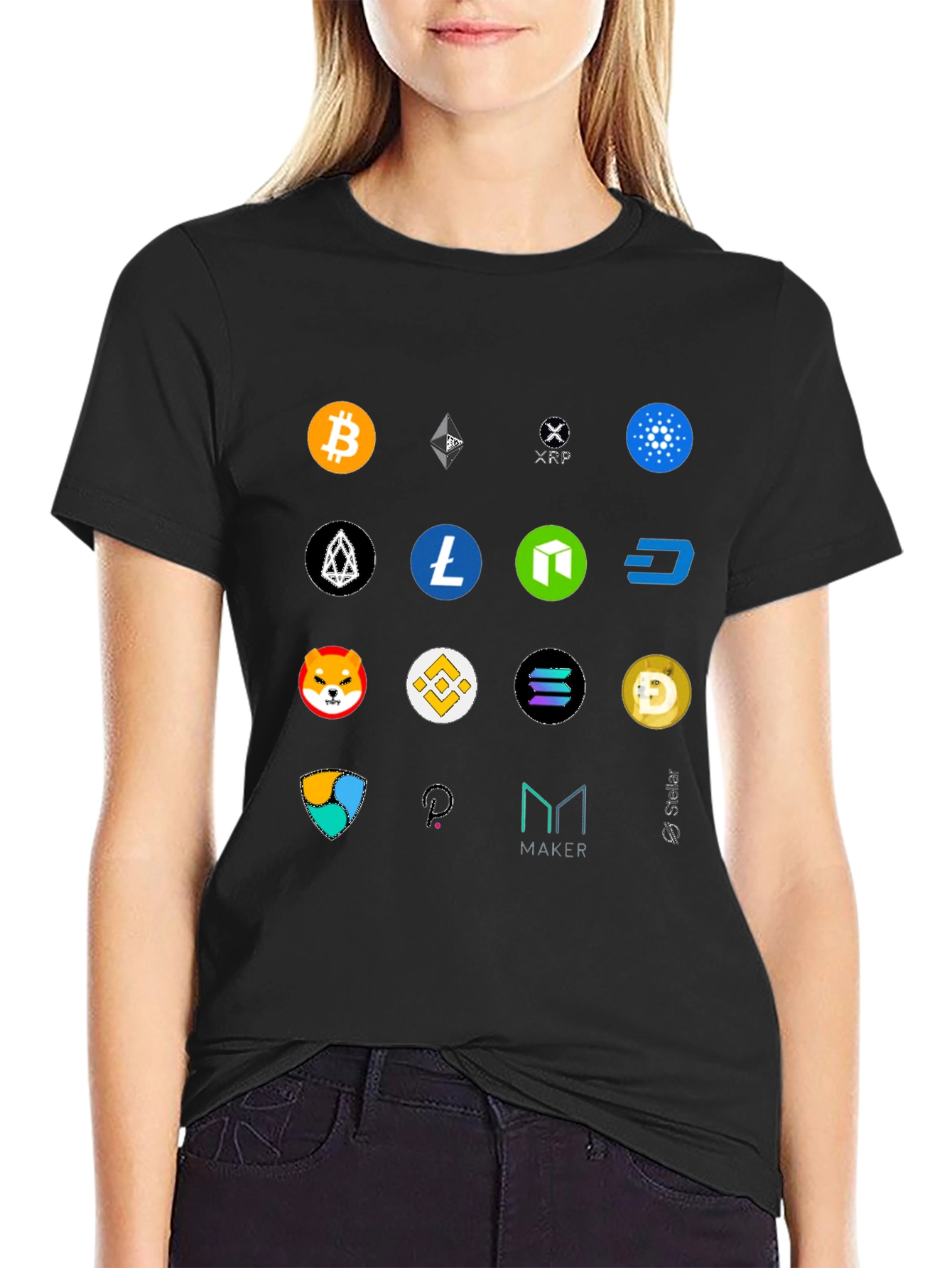 Crypto Coin T-Shirt - Bitcoin Ethereum and More!