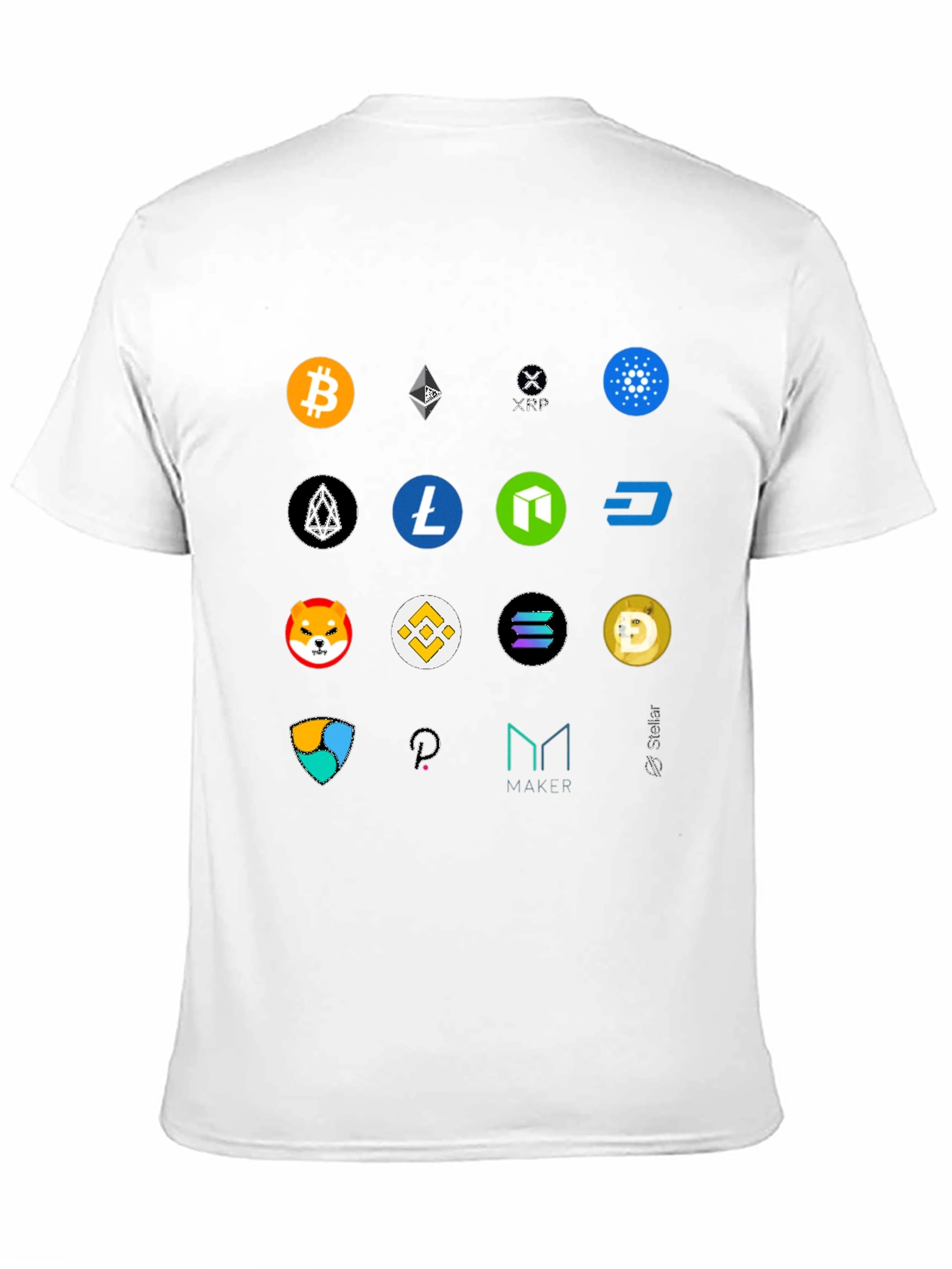 Crypto Coin T-Shirt - Bitcoin Ethereum and More!