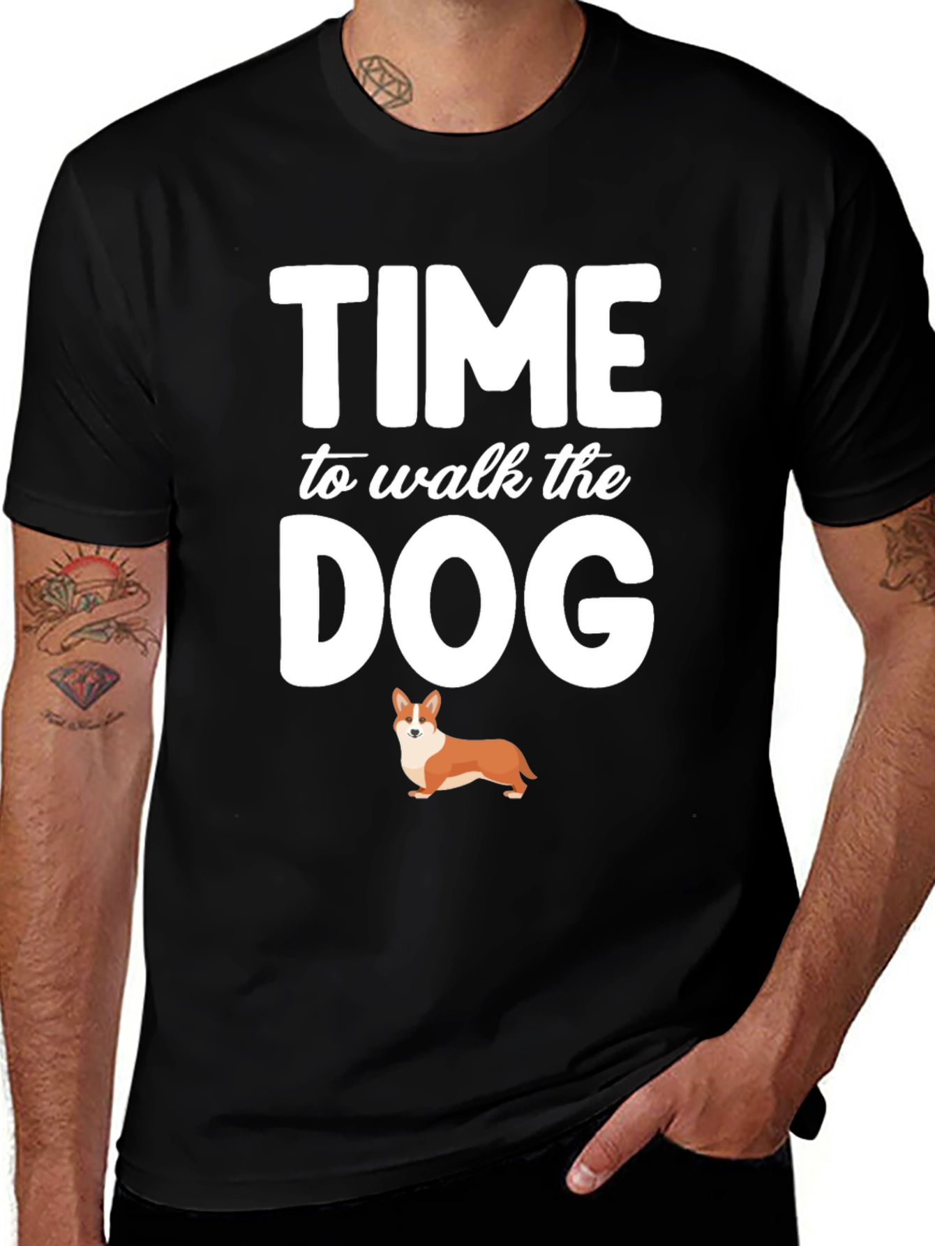Time to Walk the Dog T-Shirt