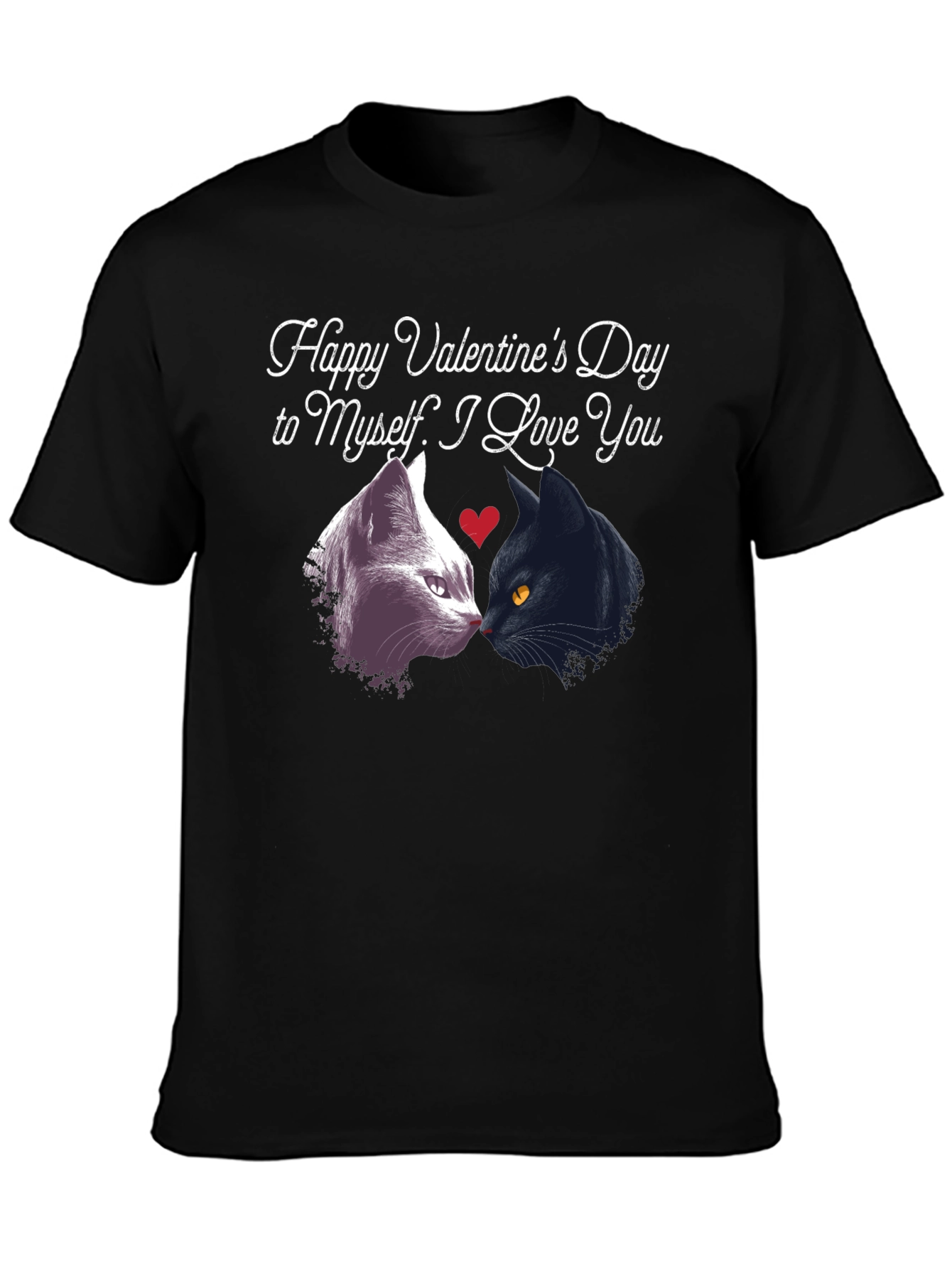 Happy Valentines Day Cat T-Shirt
