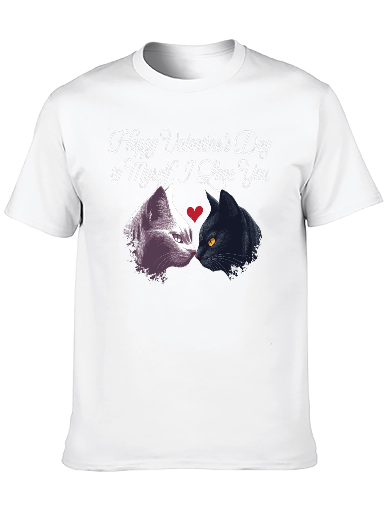 Happy Valentines Day Cat T-Shirt