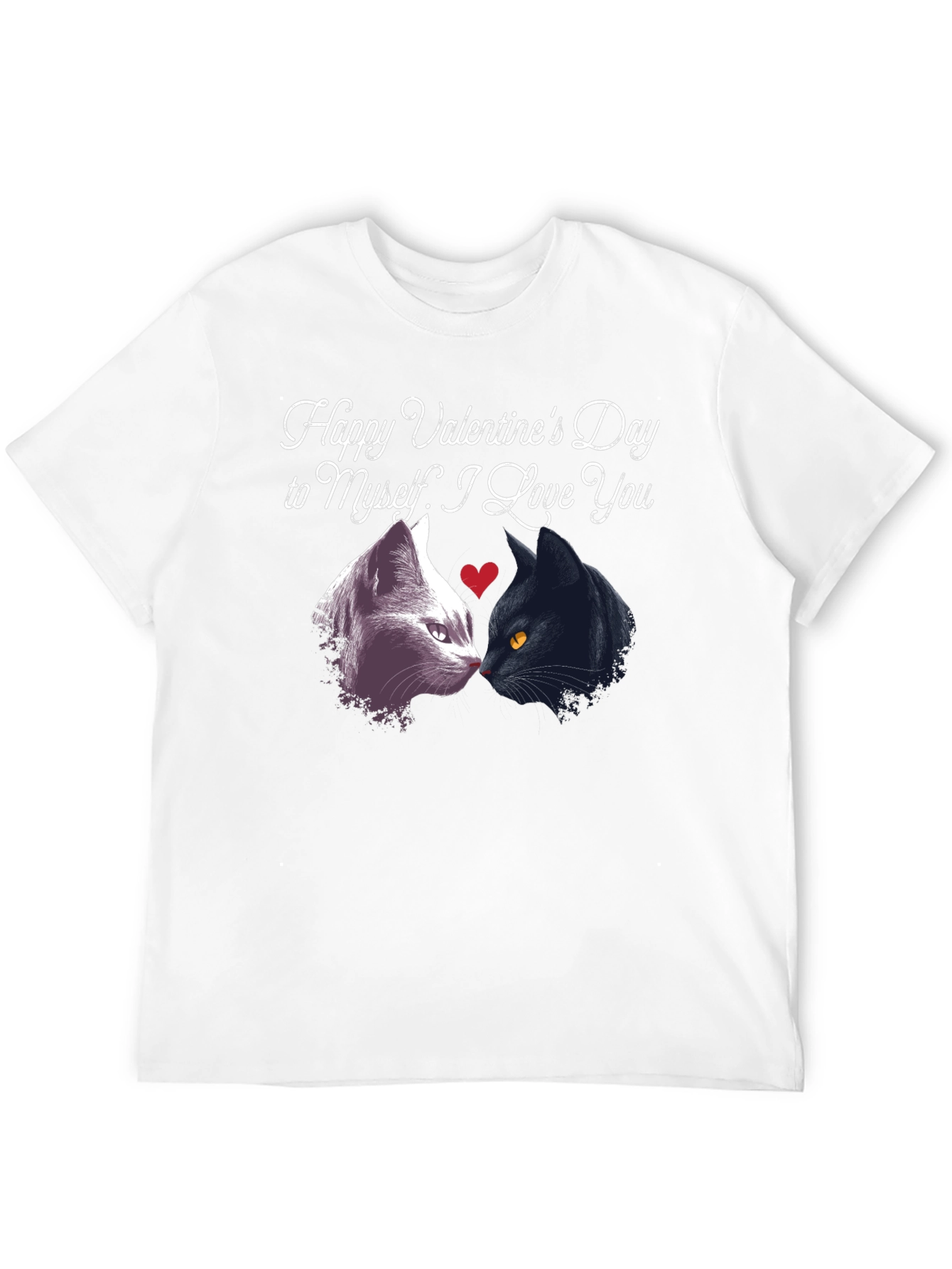Happy Valentines Day Cat T-Shirt