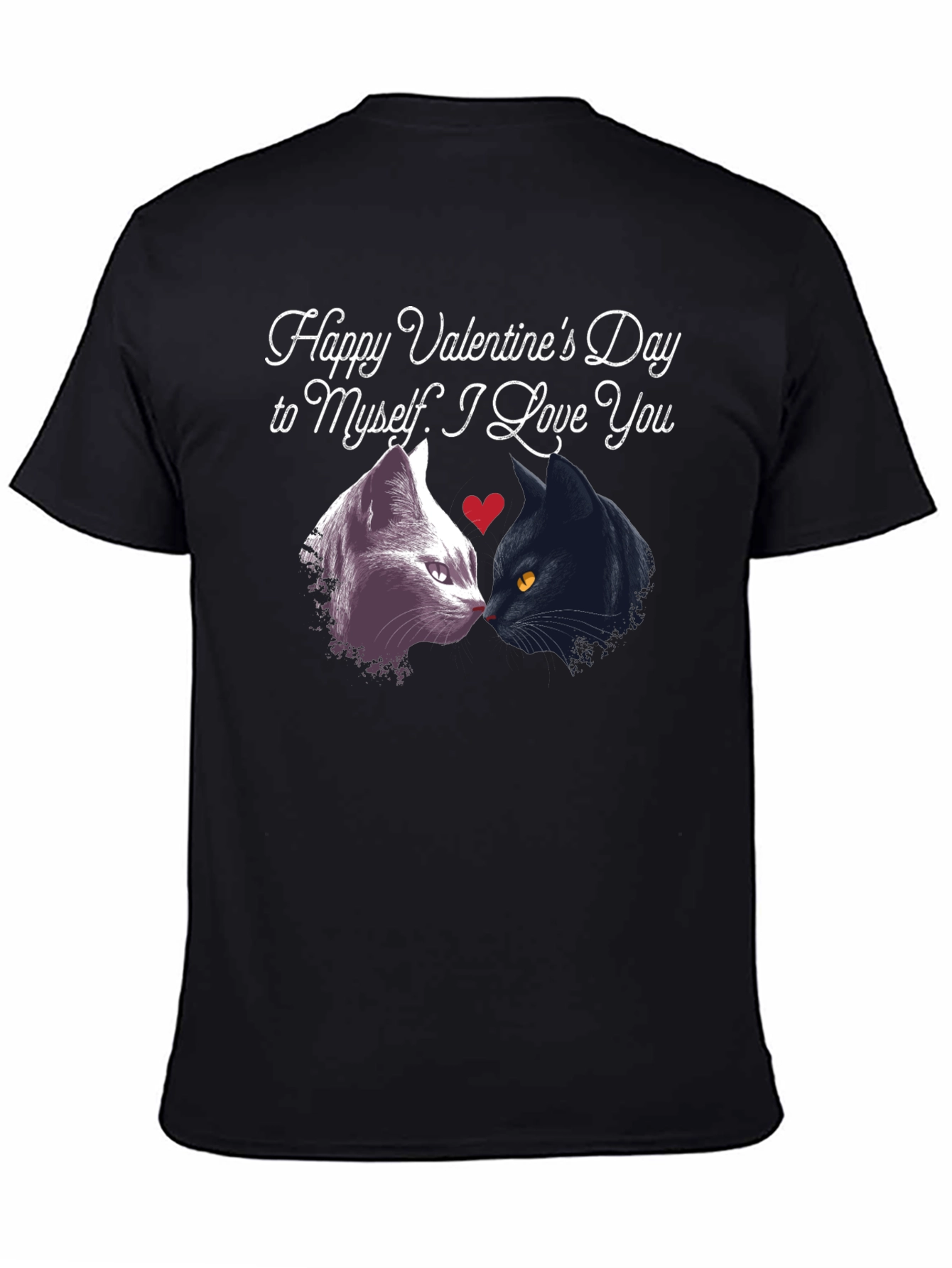 Happy Valentines Day Cat T-Shirt
