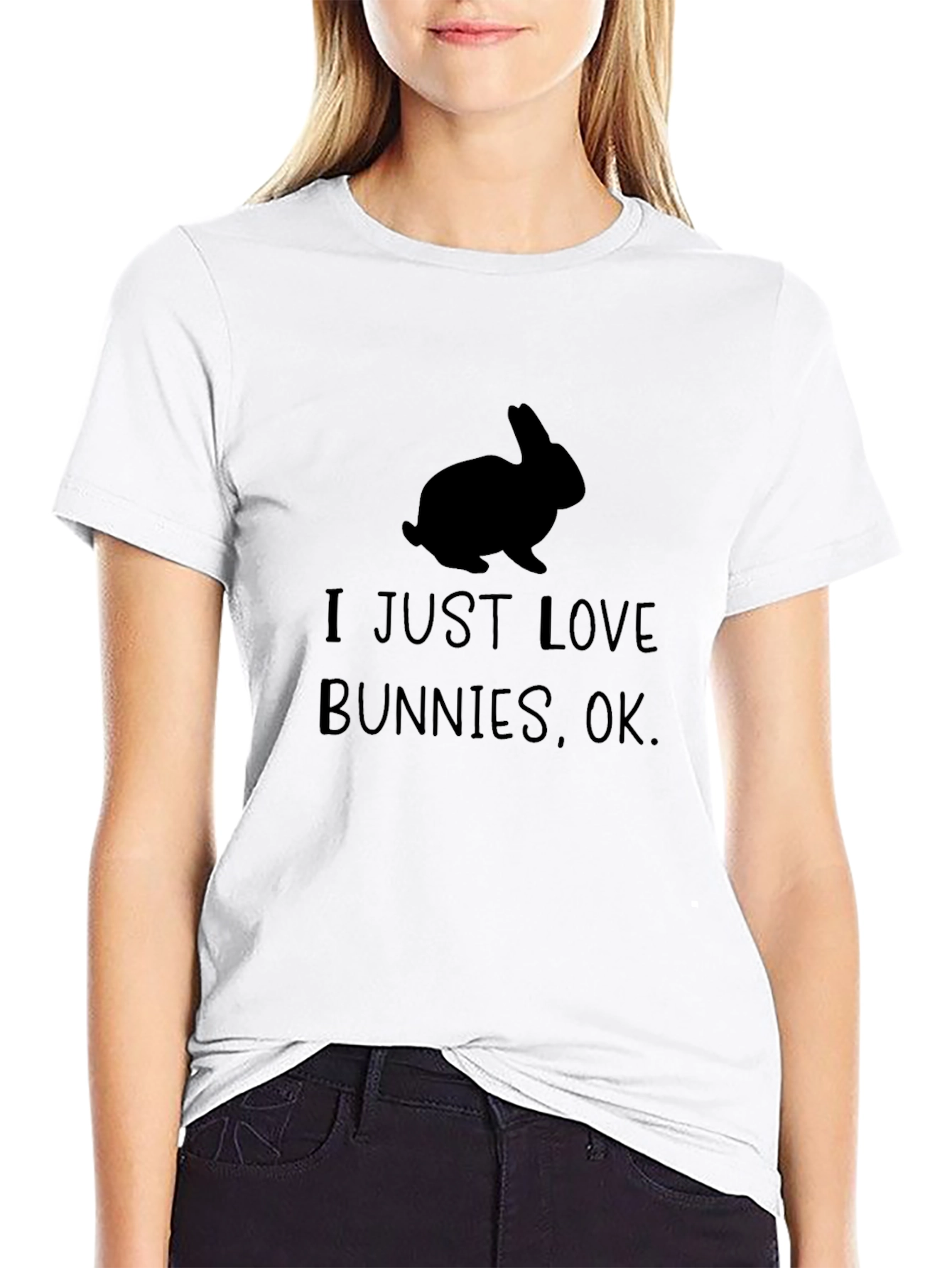 I Love Bunnies T-Shirt - Cute Rabbit Tee
