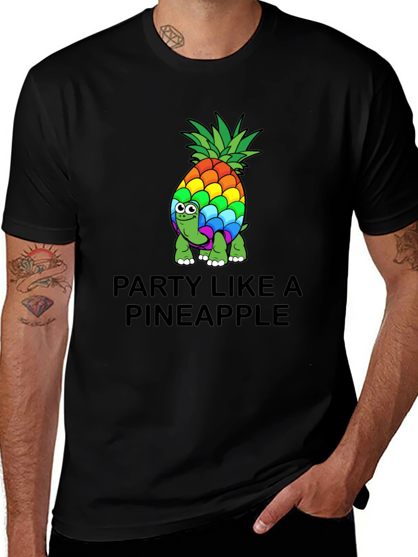 Party Like a Pineapple T-Shirt - Funky Graphic Tee