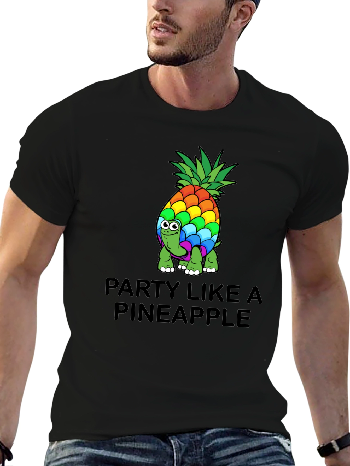 Party Like a Pineapple T-Shirt - Funky Graphic Tee