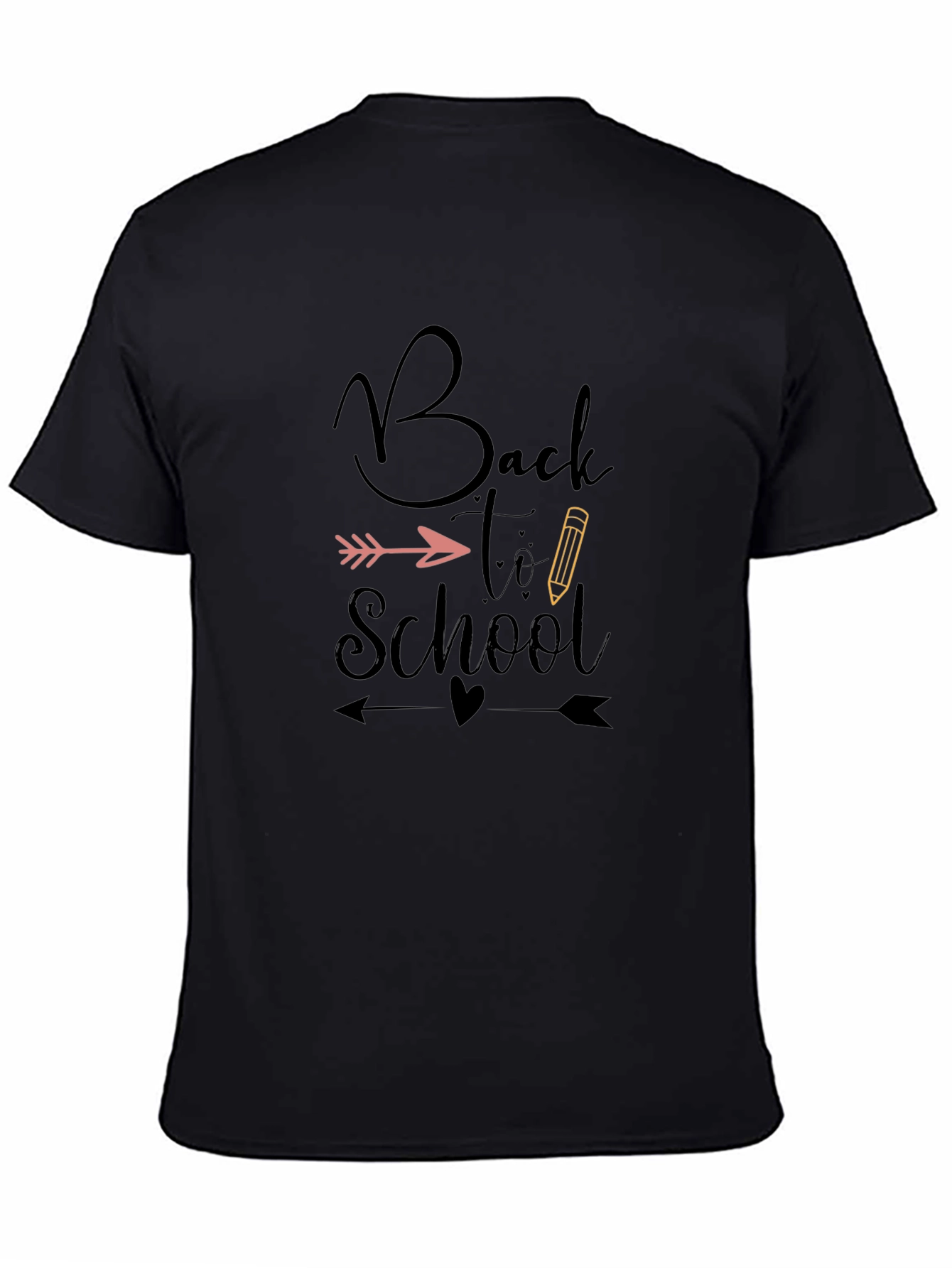 Back to School Graphic Tee - Unisex Black T-Shirt