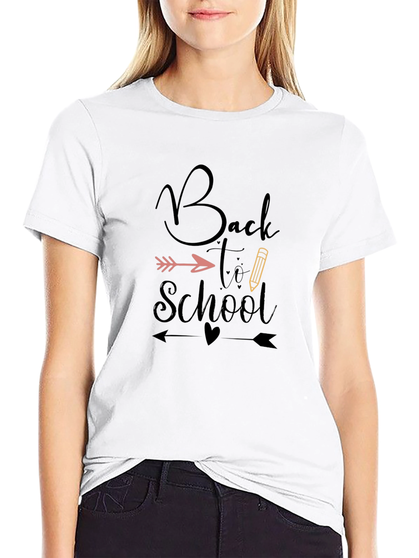 Back to School Graphic Tee - Unisex Black T-Shirt