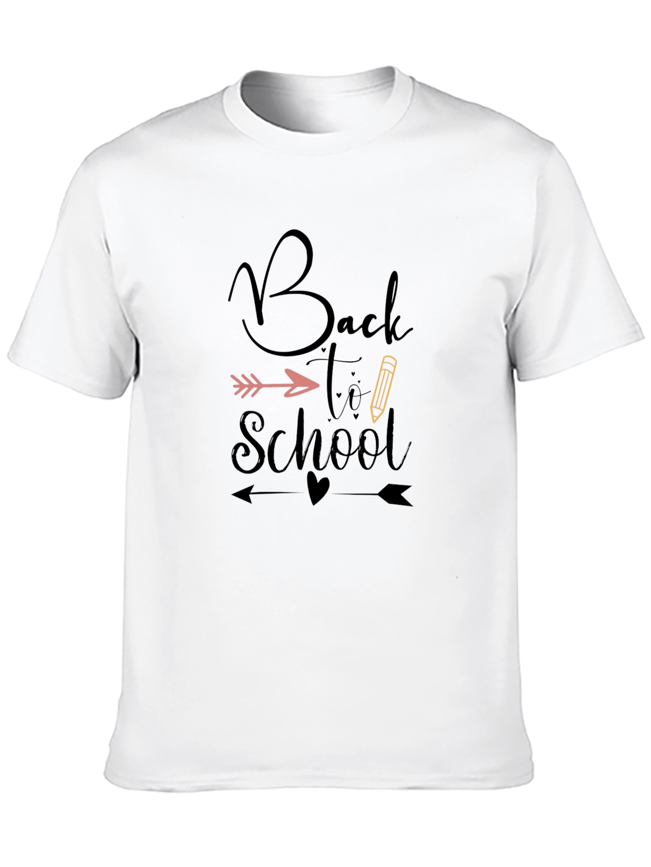 Back to School Graphic Tee - Unisex Black T-Shirt