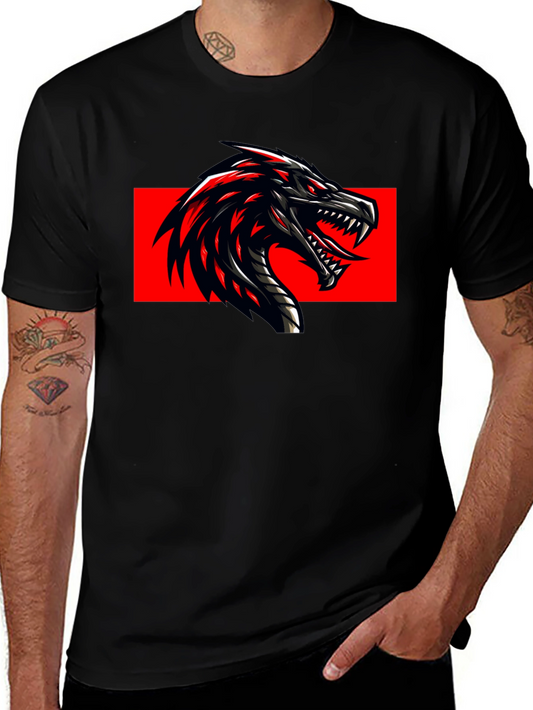 Dragon Graphic Black T-Shirt