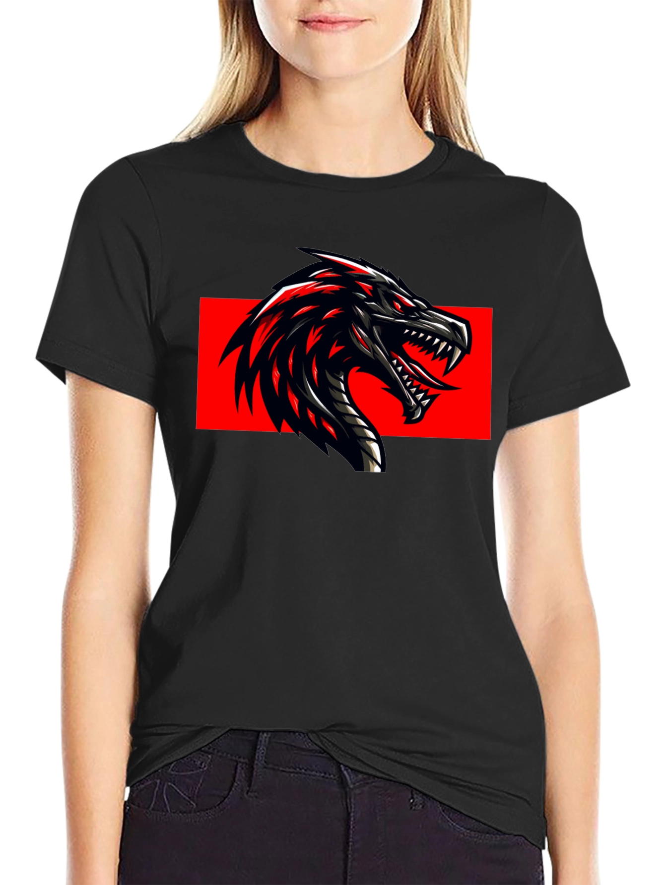 Dragon Graphic Black T-Shirt