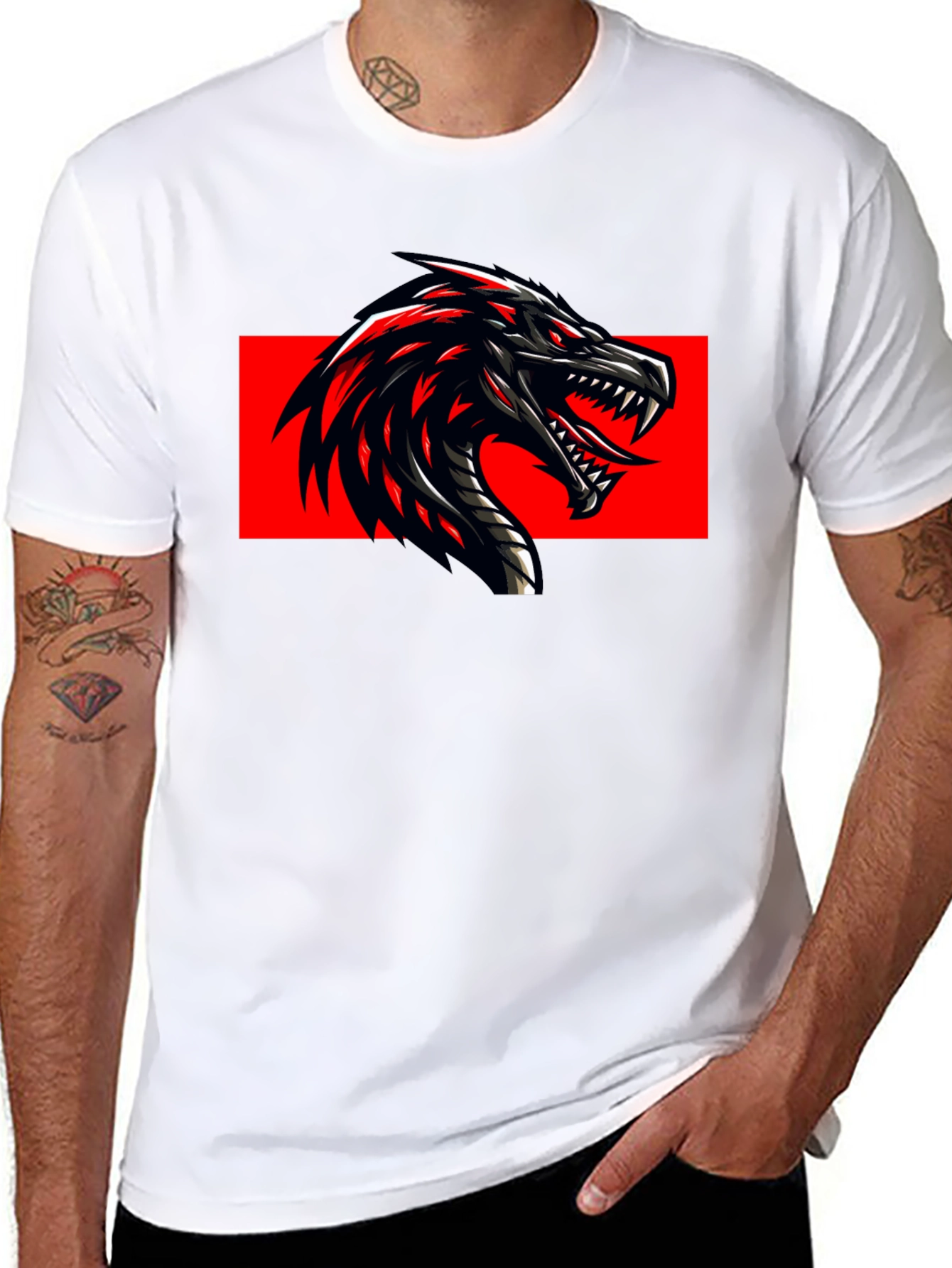 Dragon Graphic Black T-Shirt