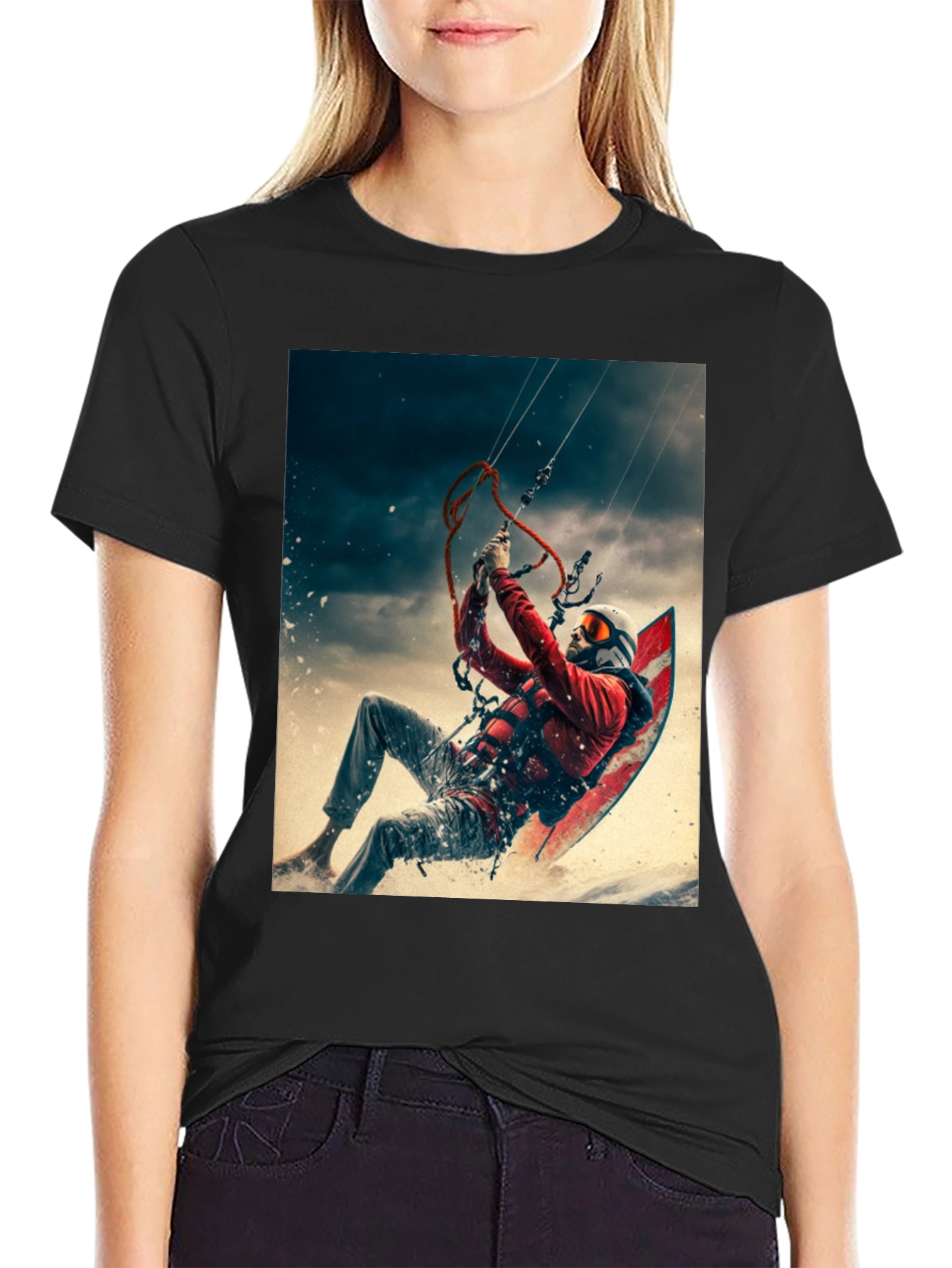 Kite Surfing Graphic Tee