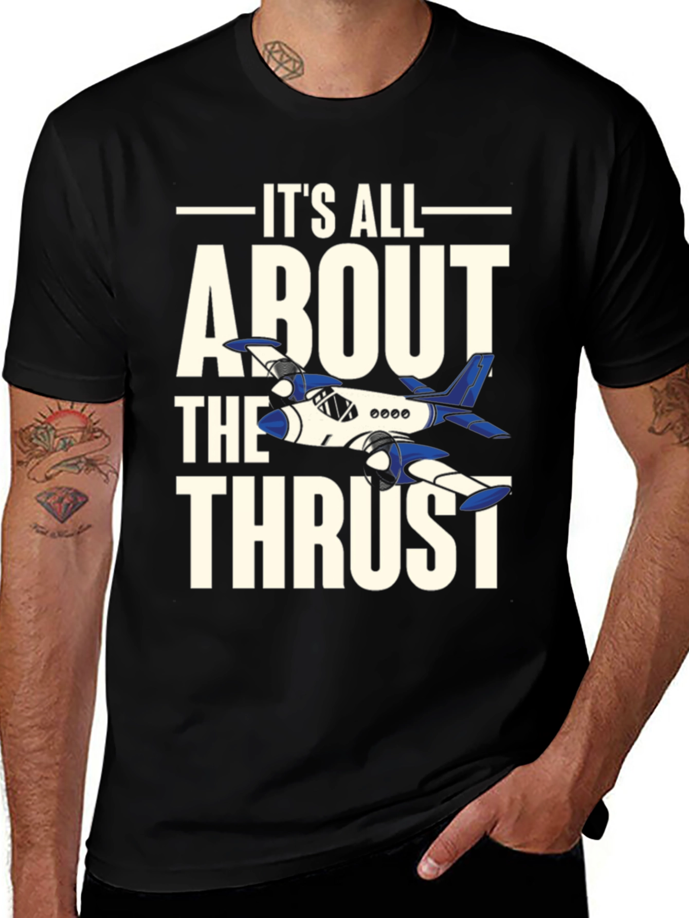 Its All About The Thrust - Aviation T-Shirt